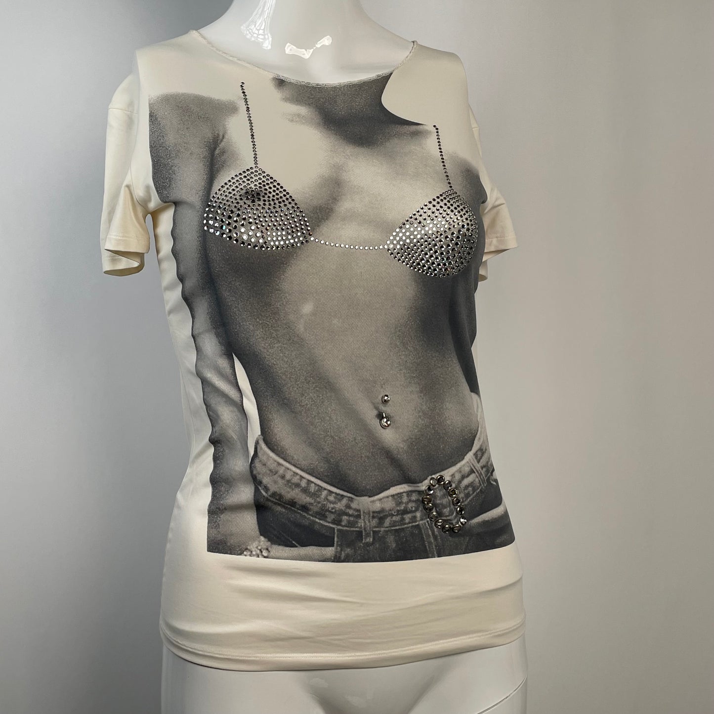 RARE BLUMARINE bikini pierce top (42IT)