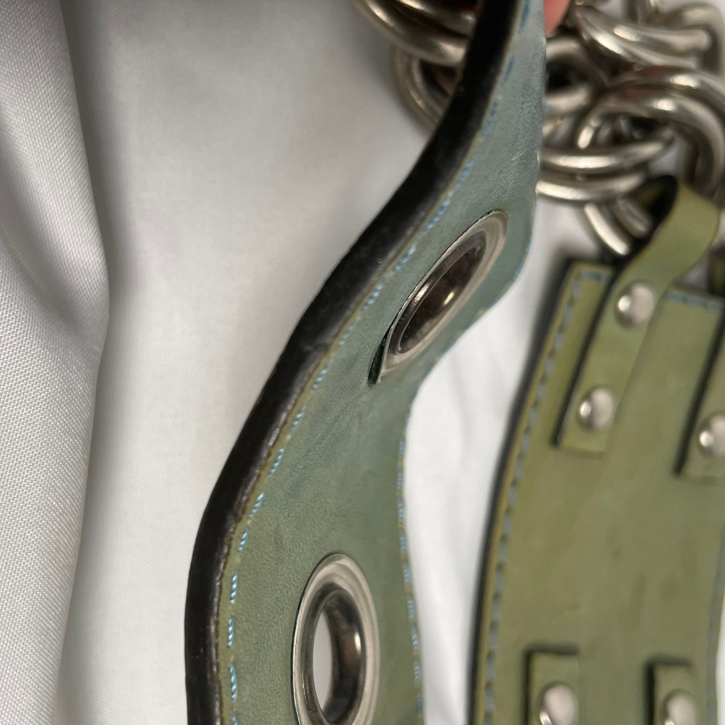 Chloé RARE green chain camera bag