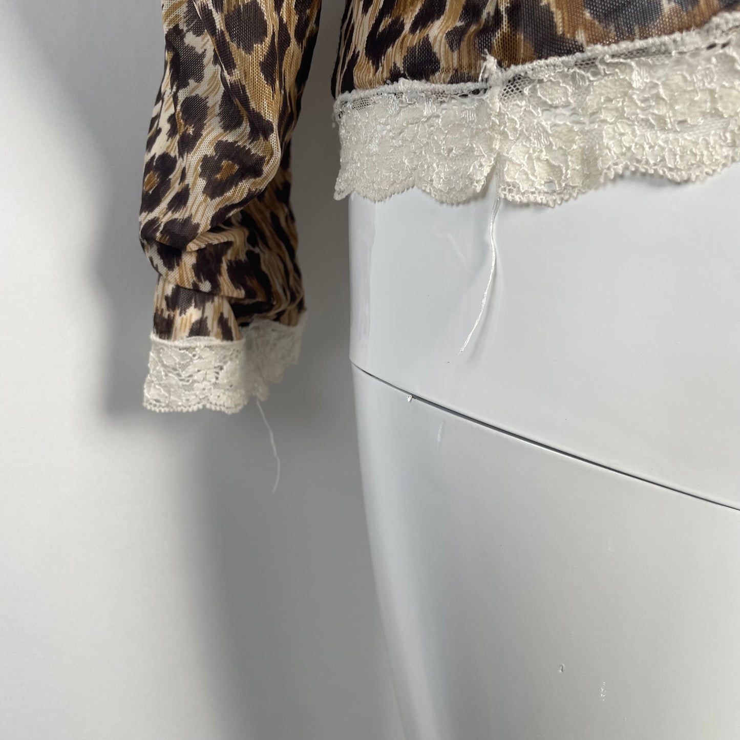 D&G leopard mesh long-sleeve (S)