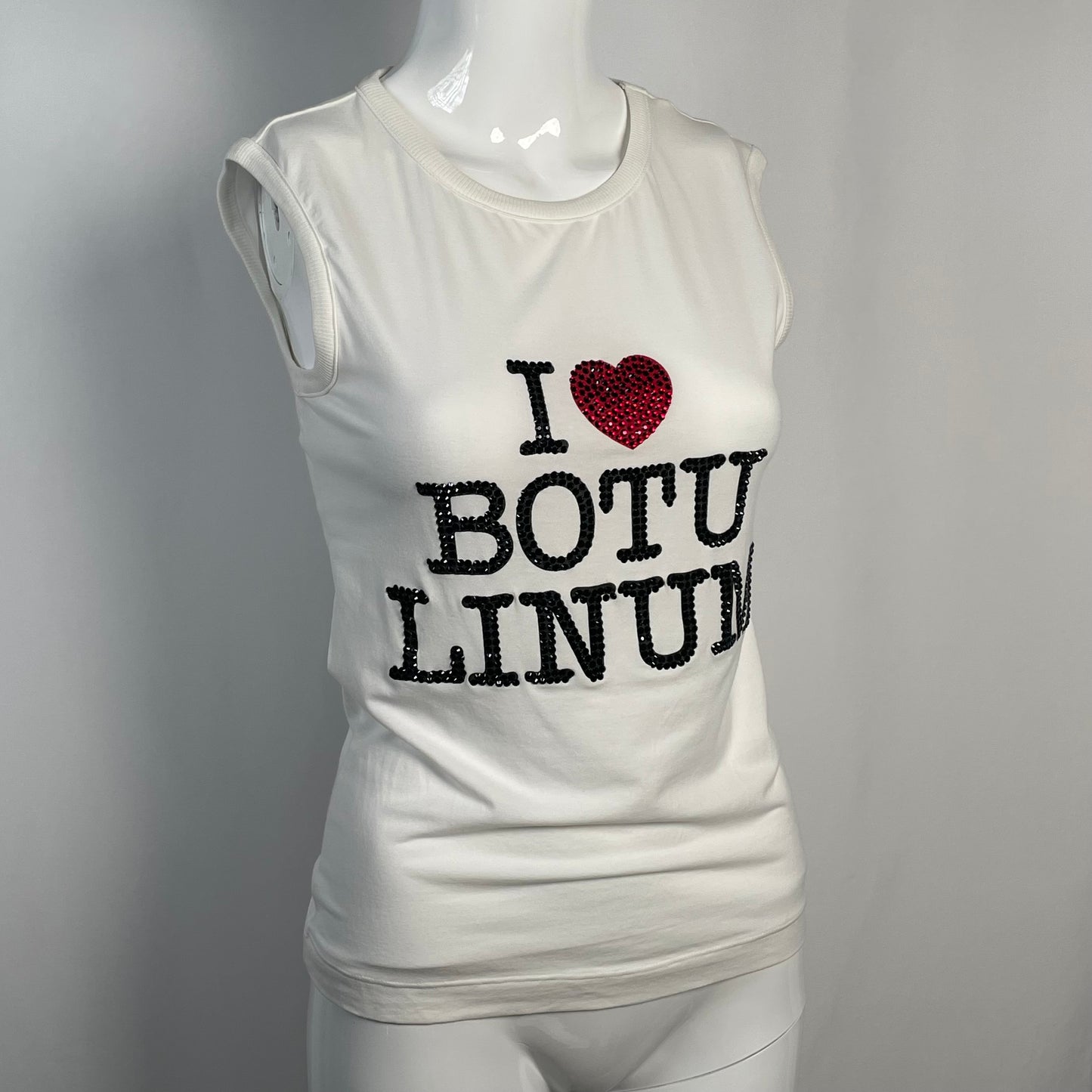 D&G "I love botulinum" shirt