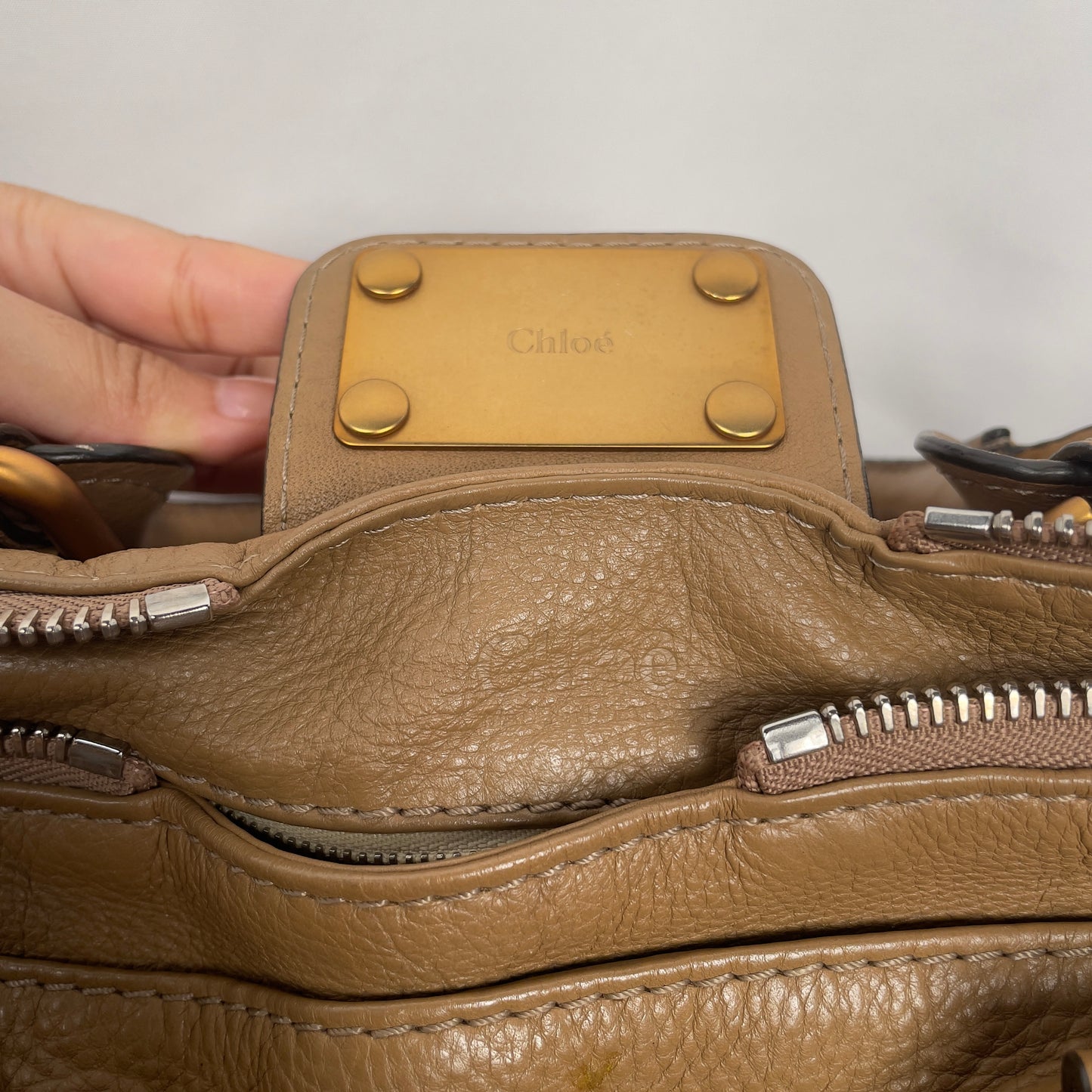 Chloé regular paddington beige