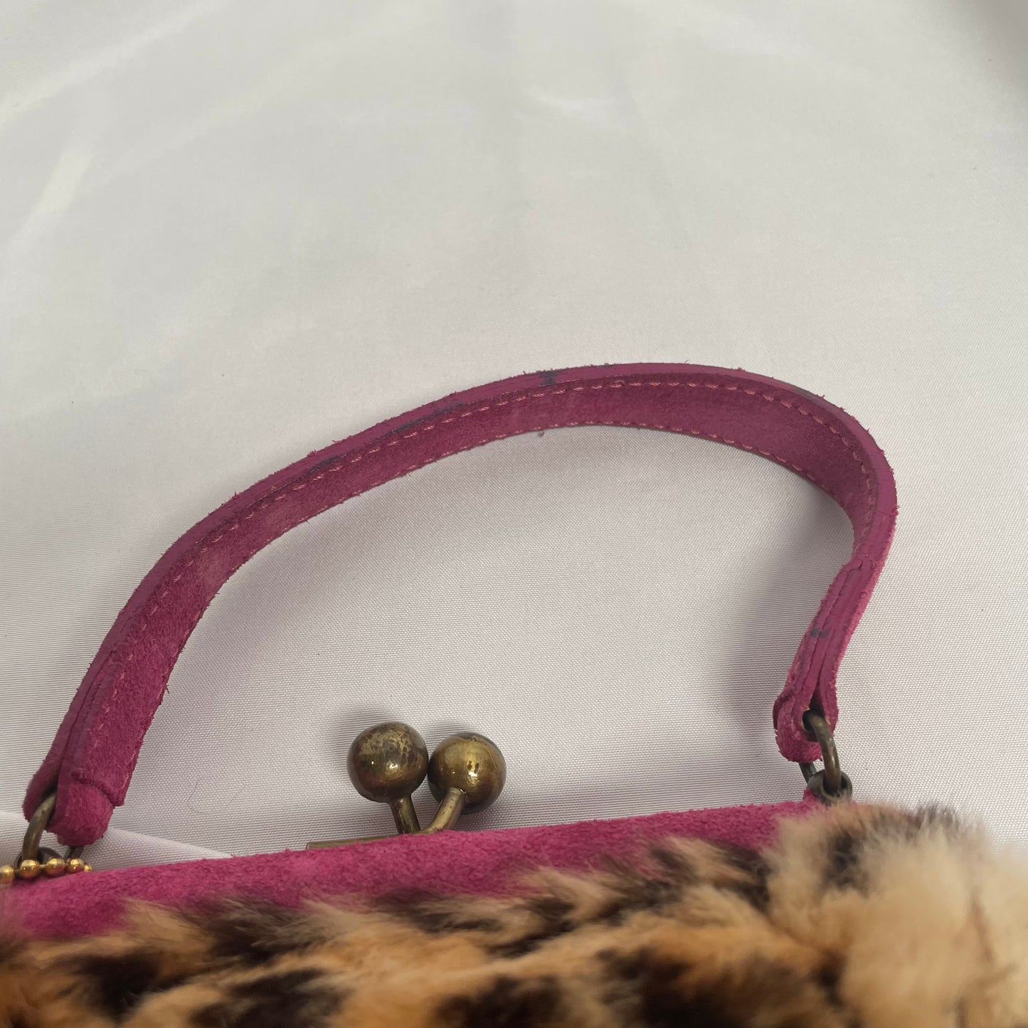 BLUGIRL BLUMARINE faux fur evening bag
