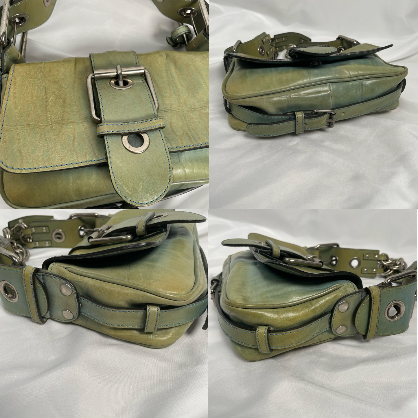Chloé RARE green chain camera bag