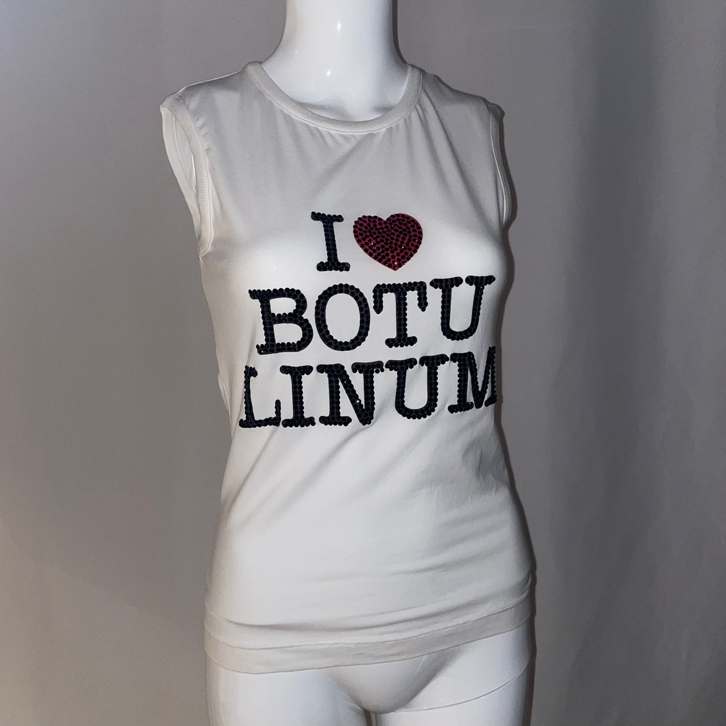D&G "I love botulinum" shirt