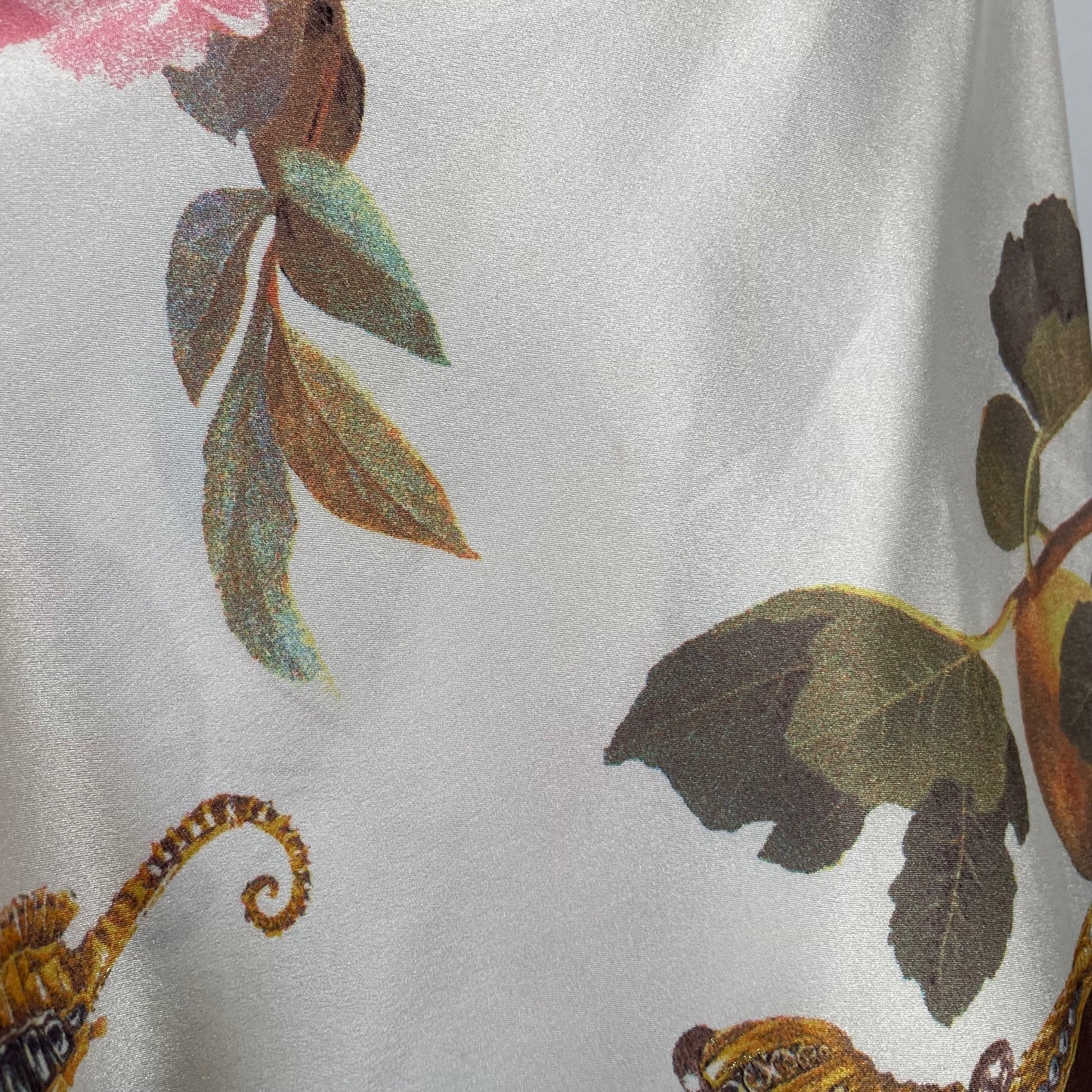 Roberto Cavalli SS2005 animal and seashell print dress