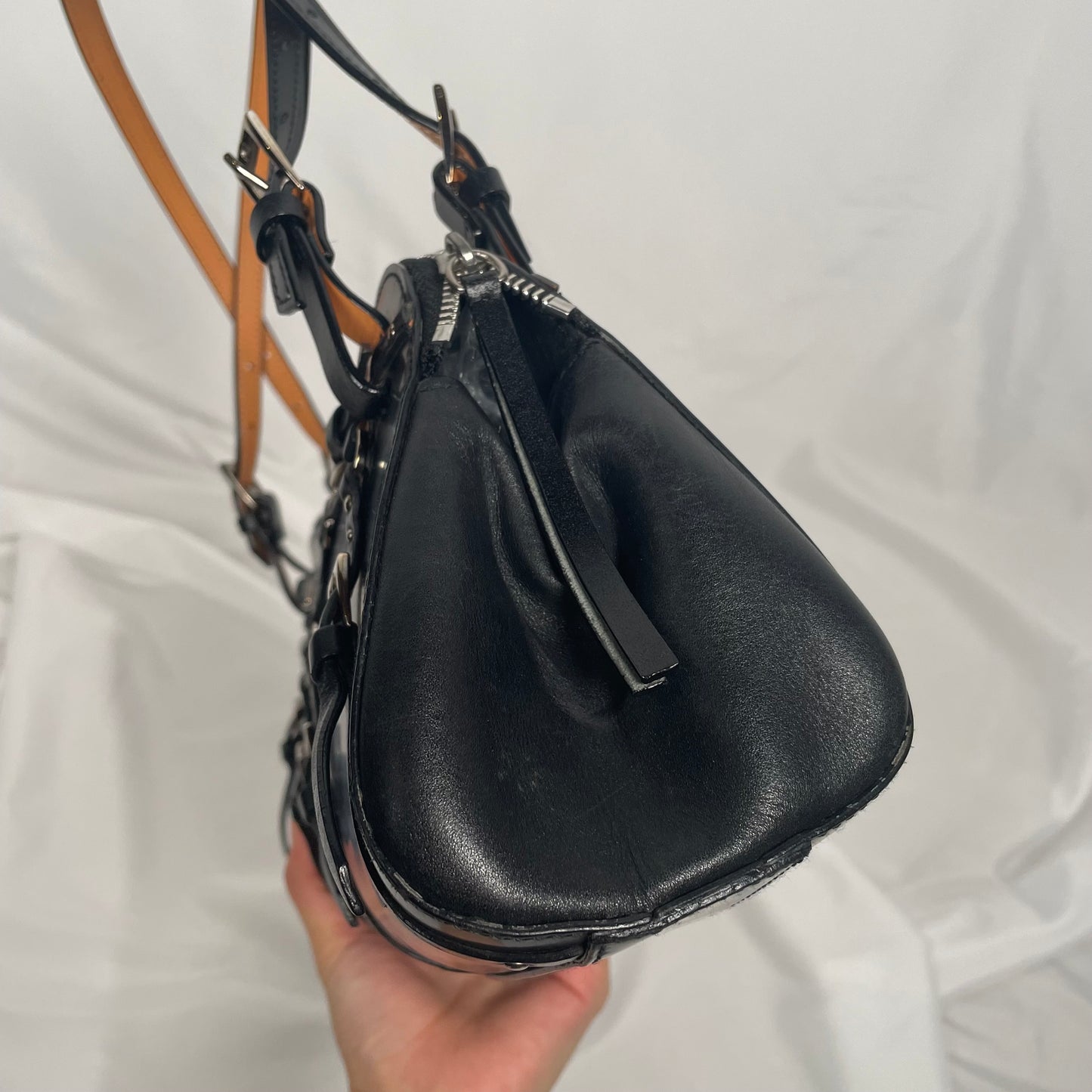 DIOR FW RTW 2003 Bondage shoulder bag