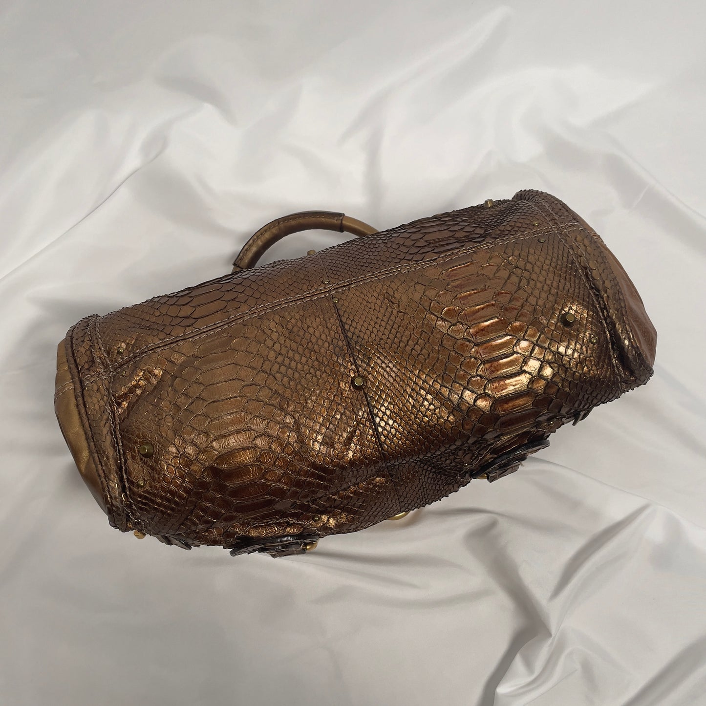 Chloé 2008 limited edition python paddington gold