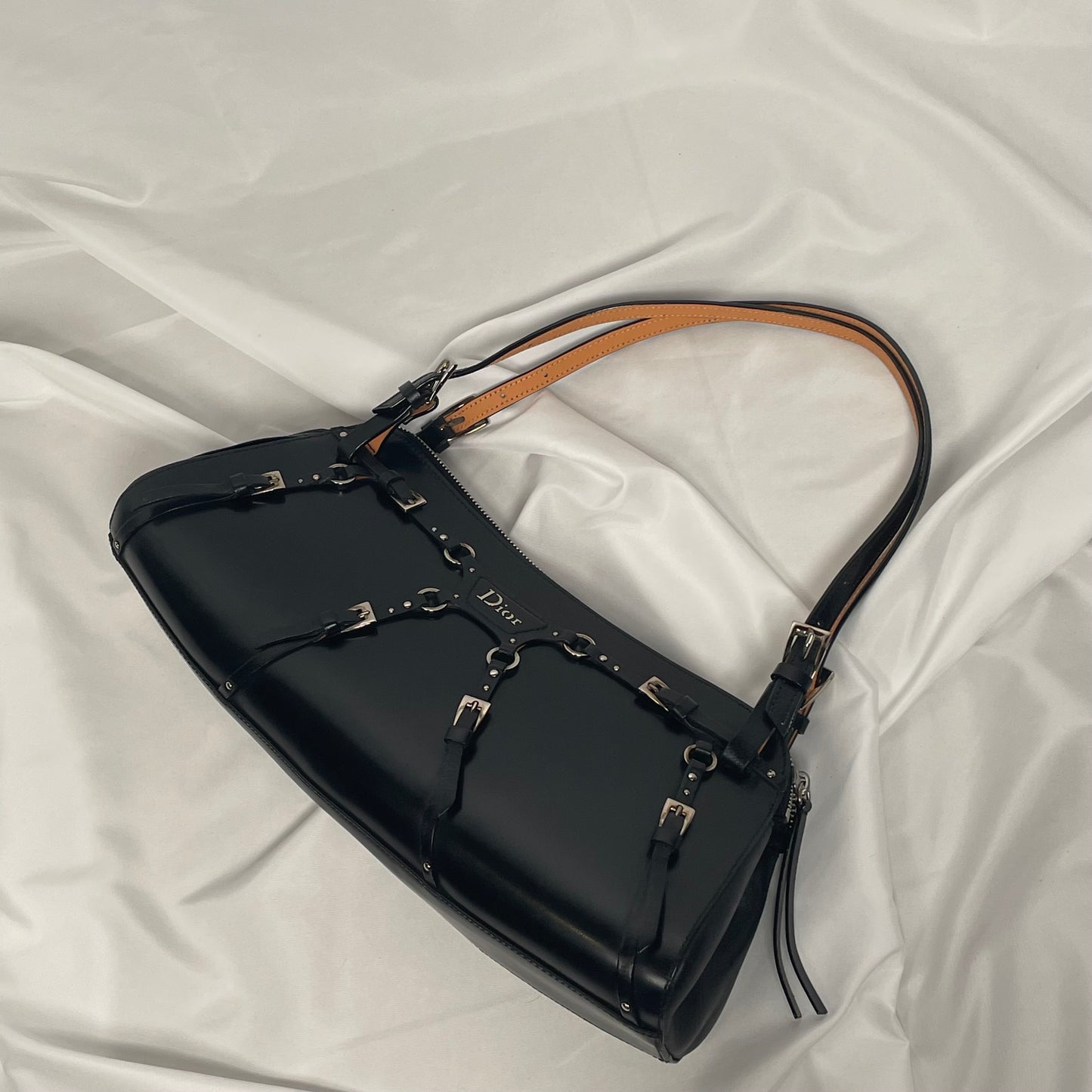 DIOR FW RTW 2003 Bondage shoulder bag