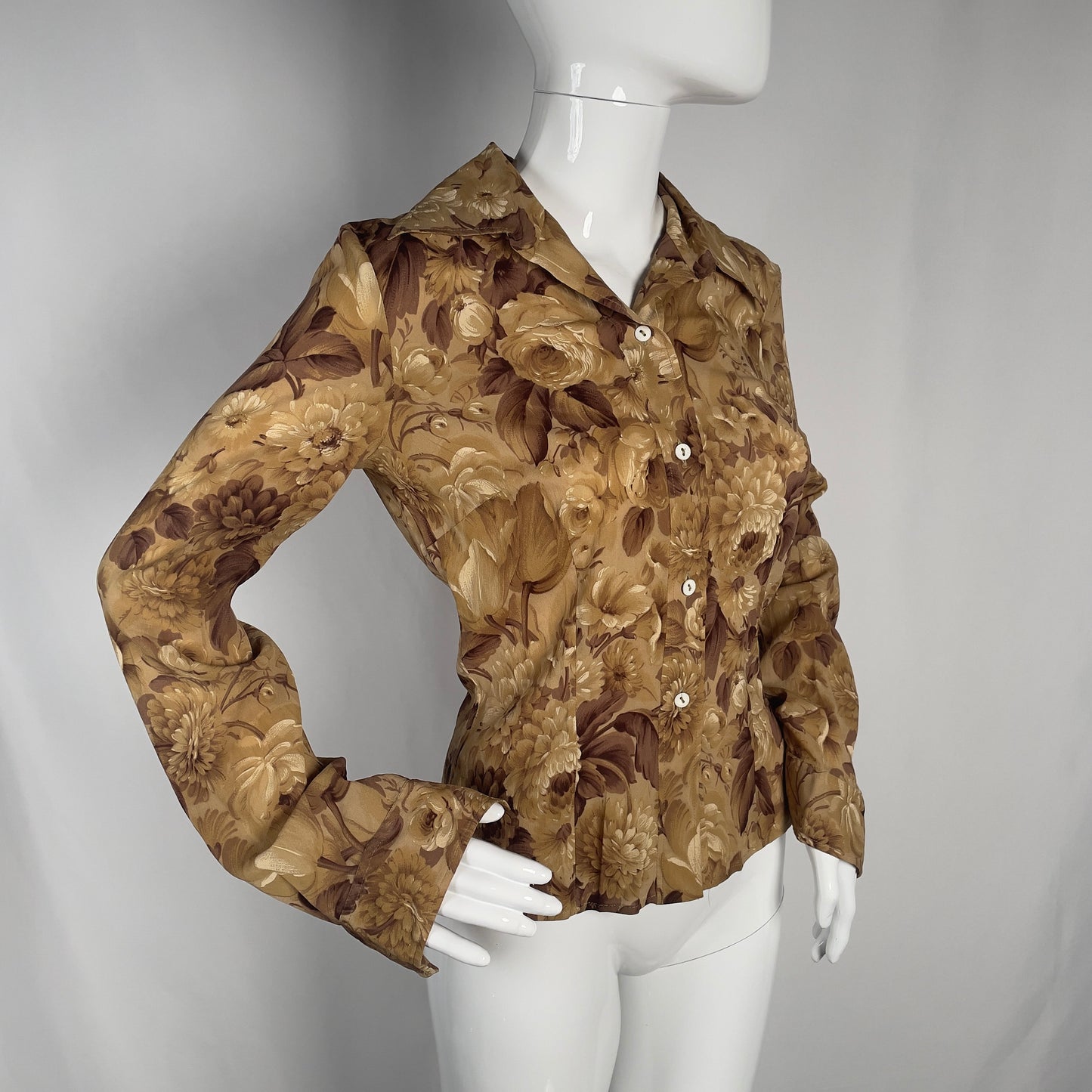Dolce & Gabbana SS 1997 button up long sleeve top