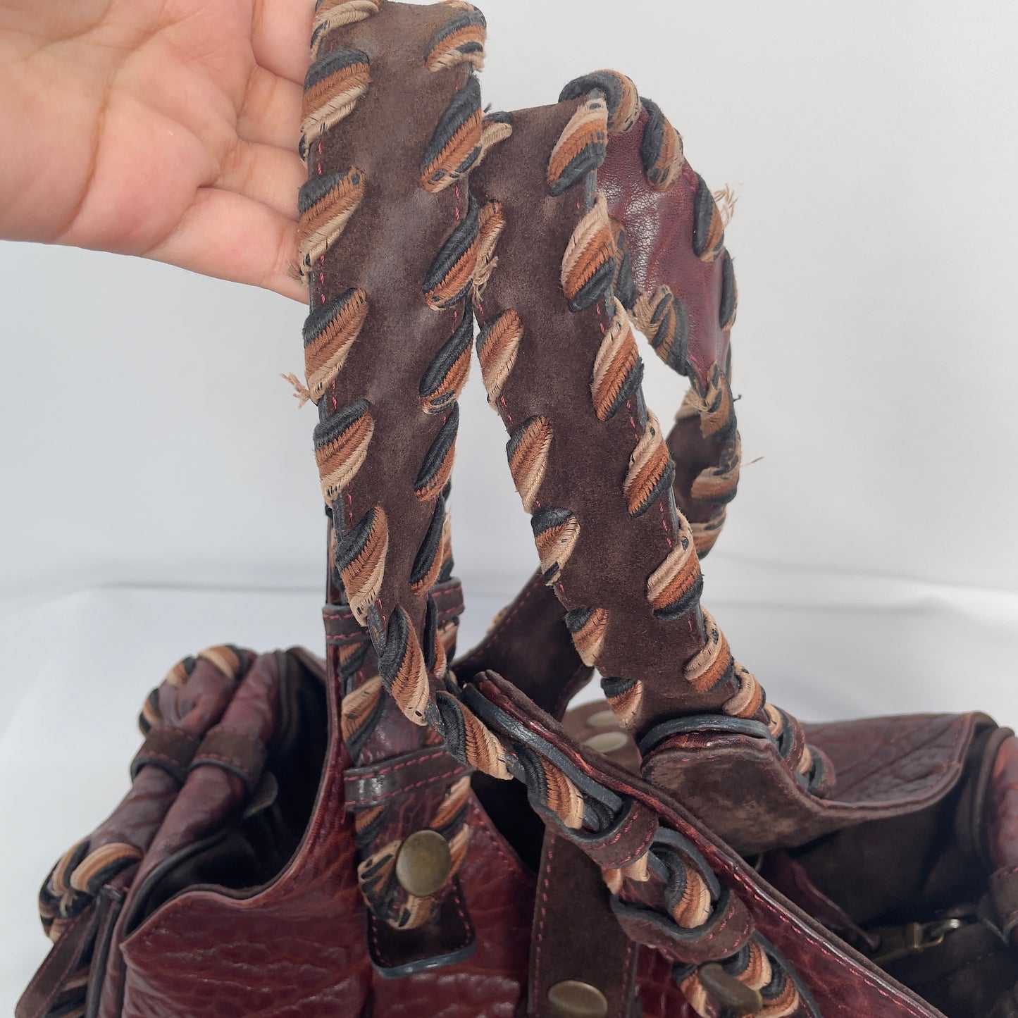 Chloé Maroon Silverado bag