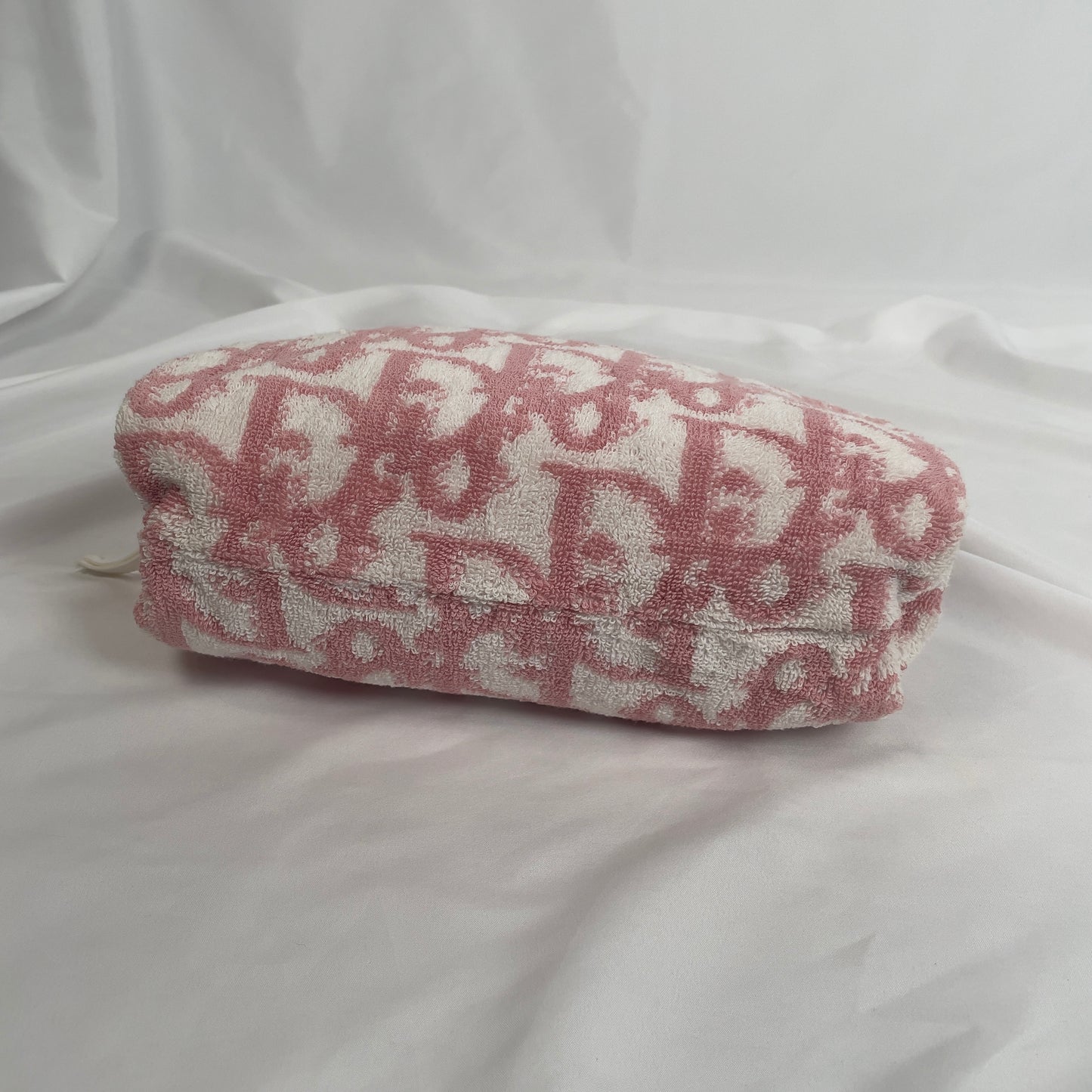 Dior pink trotter terry towel bag