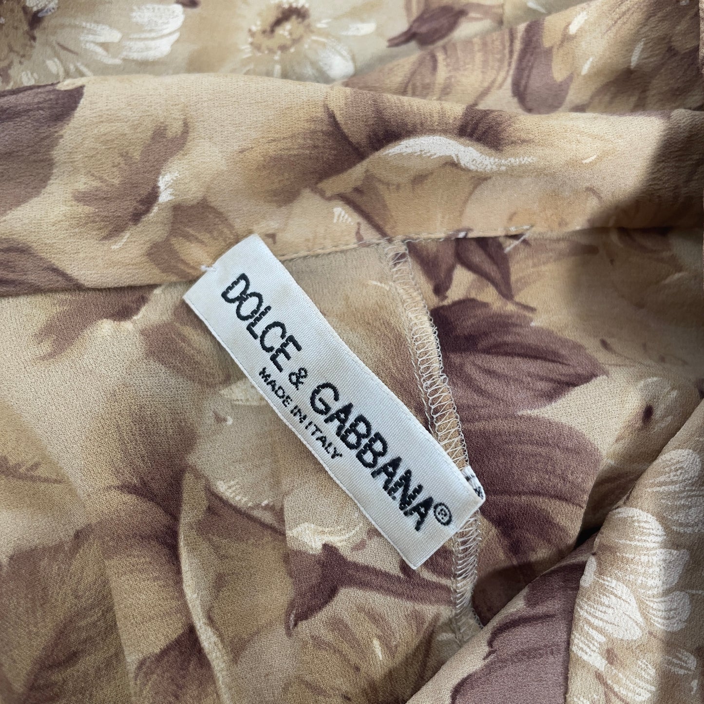 Dolce & Gabbana SS 1997 button up long sleeve top