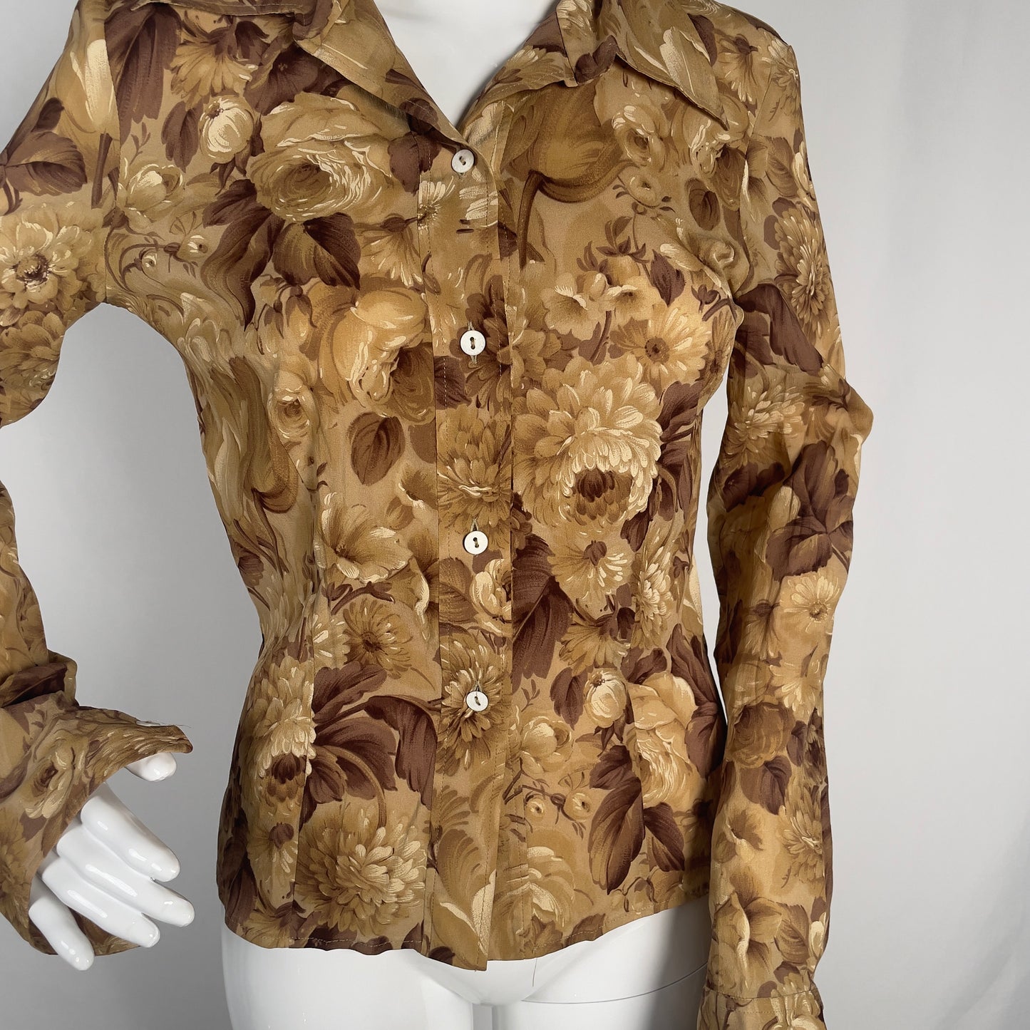Dolce & Gabbana SS 1997 button up long sleeve top