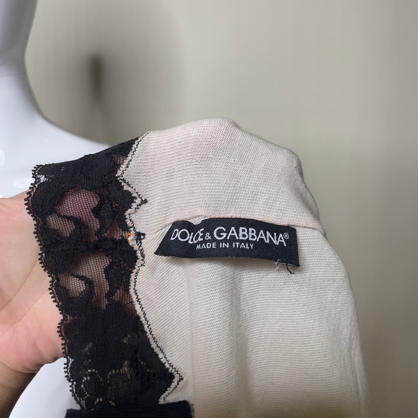 DOLCE & GABBANA boxe x Madonna cami top