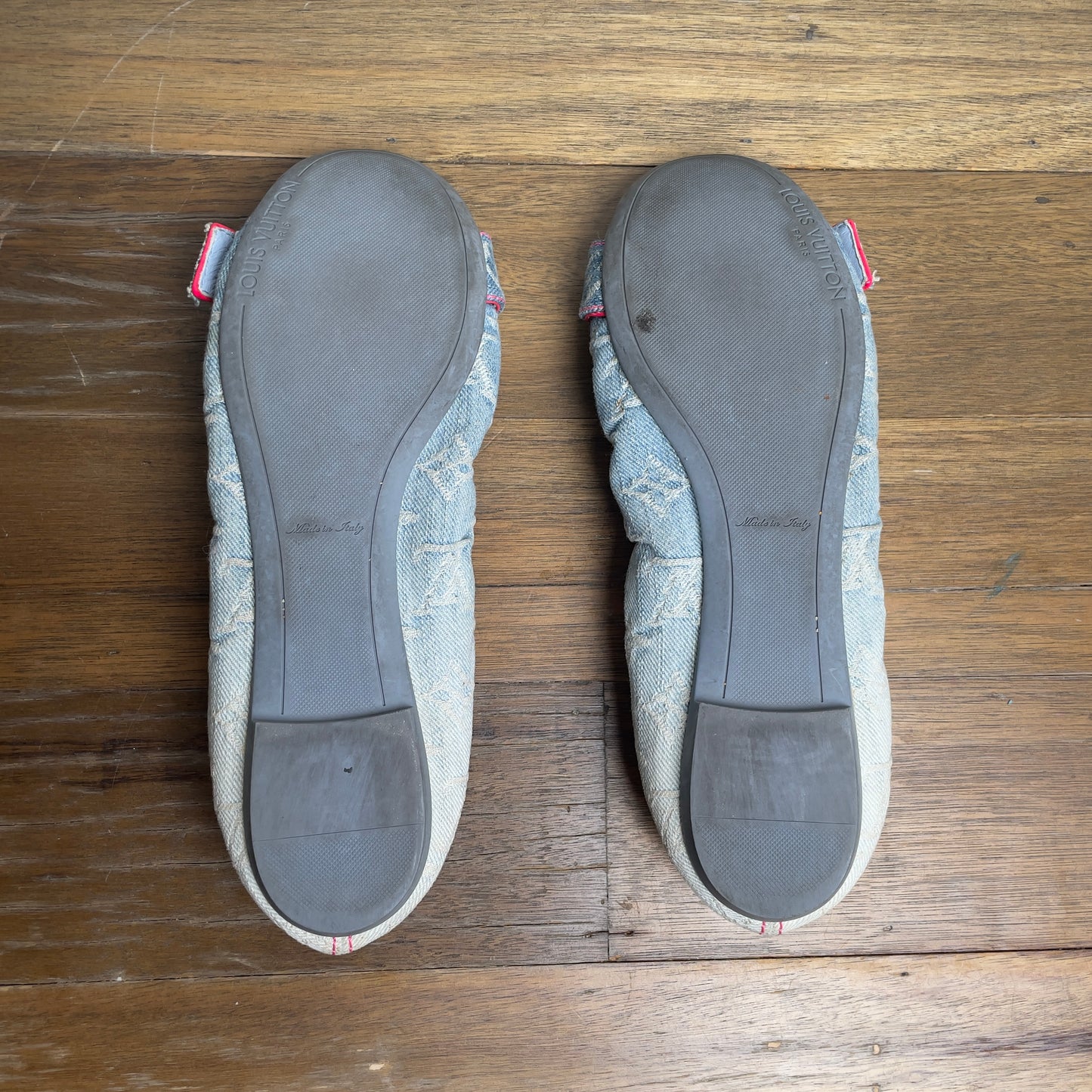 Marc Jacobs for Louis Vuitton denim ombre flats