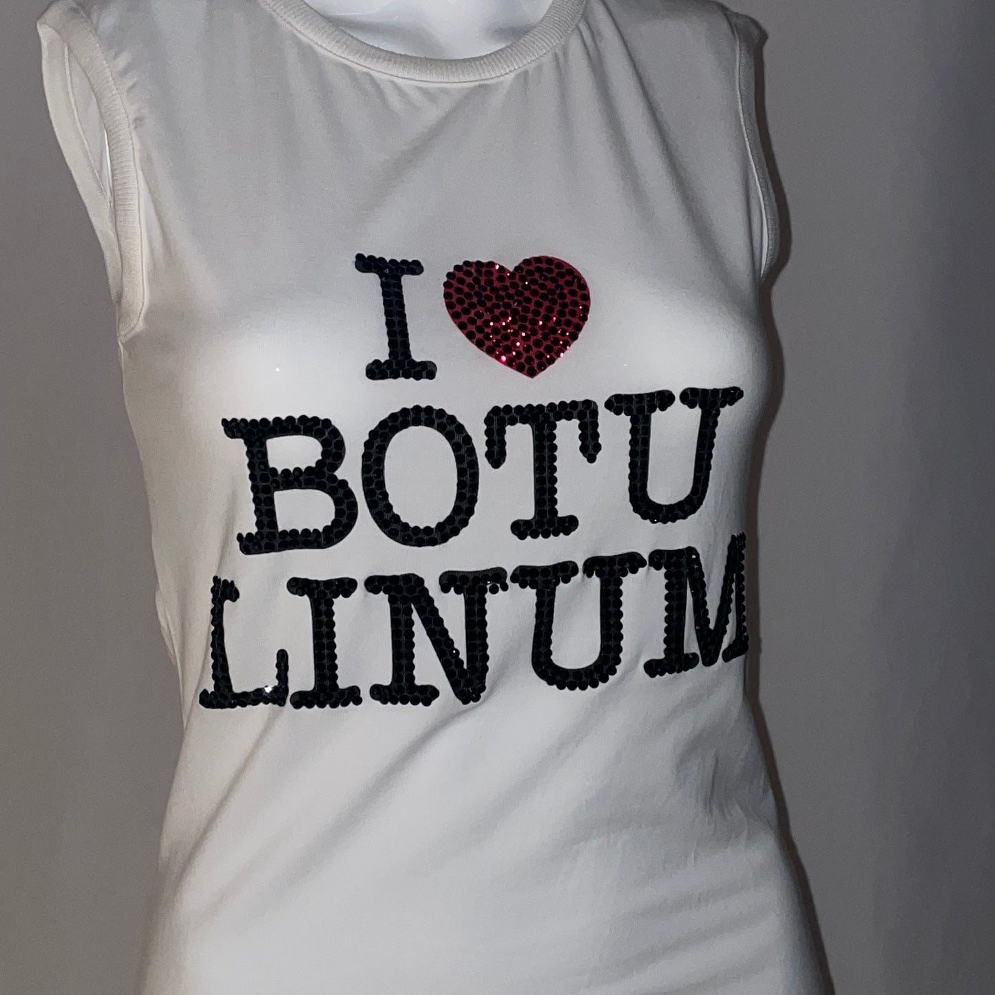 D&G "I love botulinum" shirt