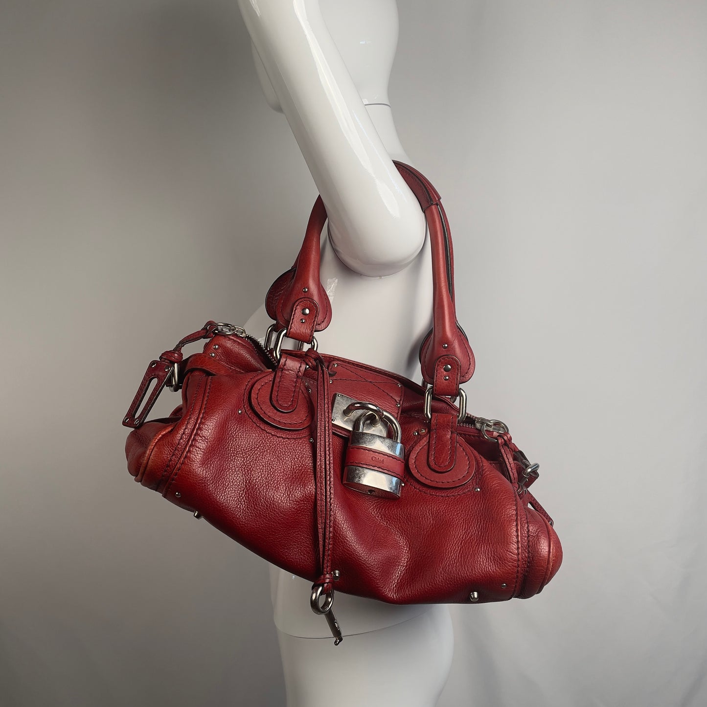 Chloé red paddington