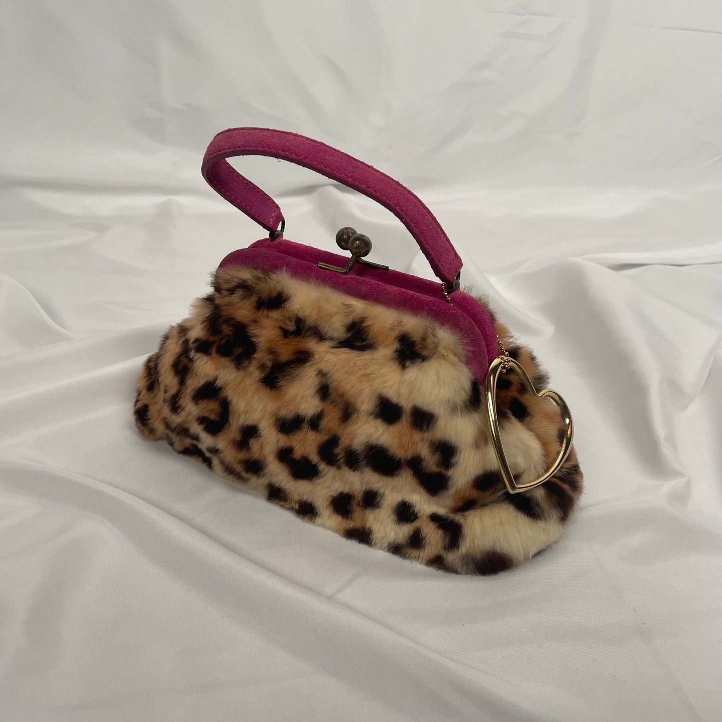 BLUGIRL BLUMARINE faux fur evening bag