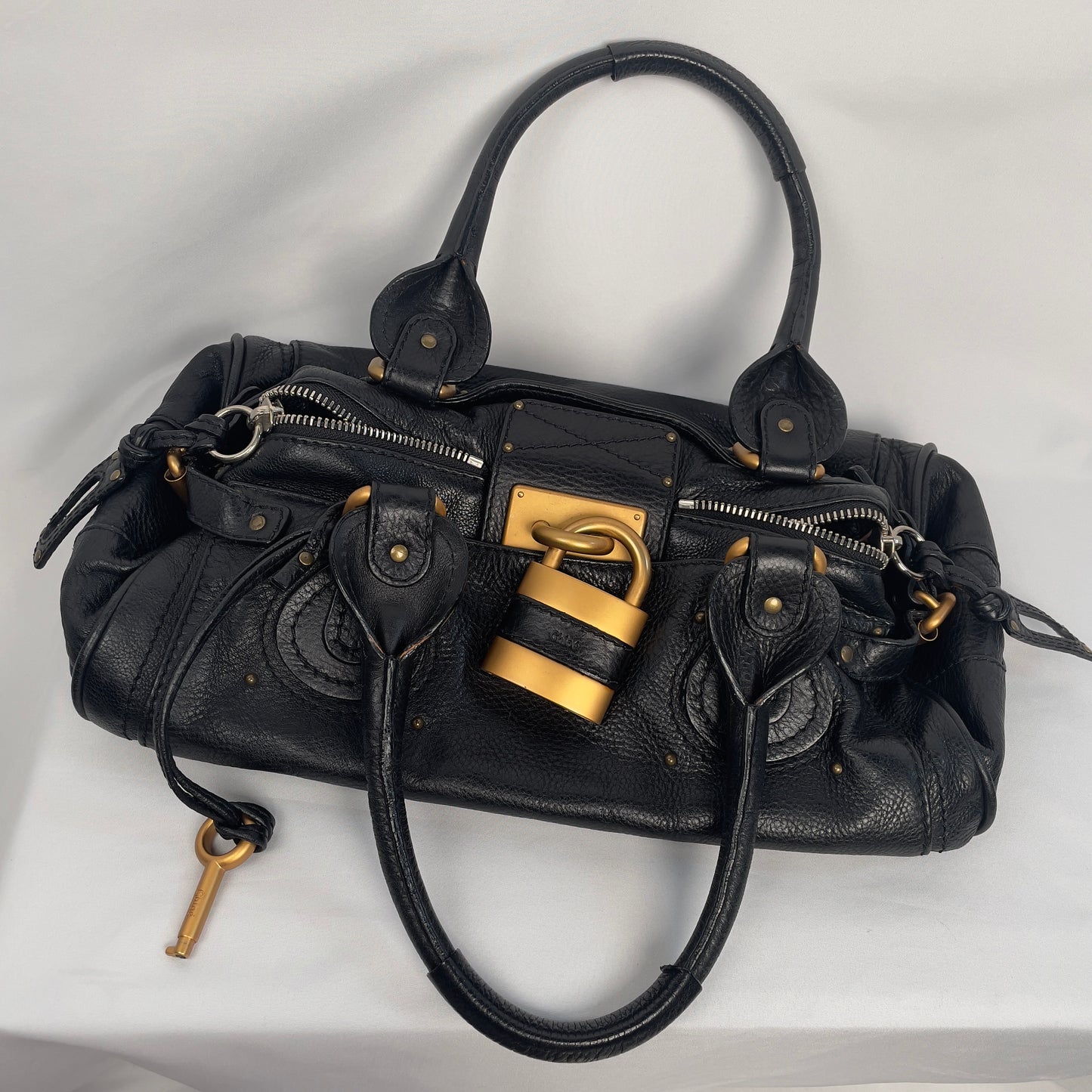 Chloé paddington regular in black