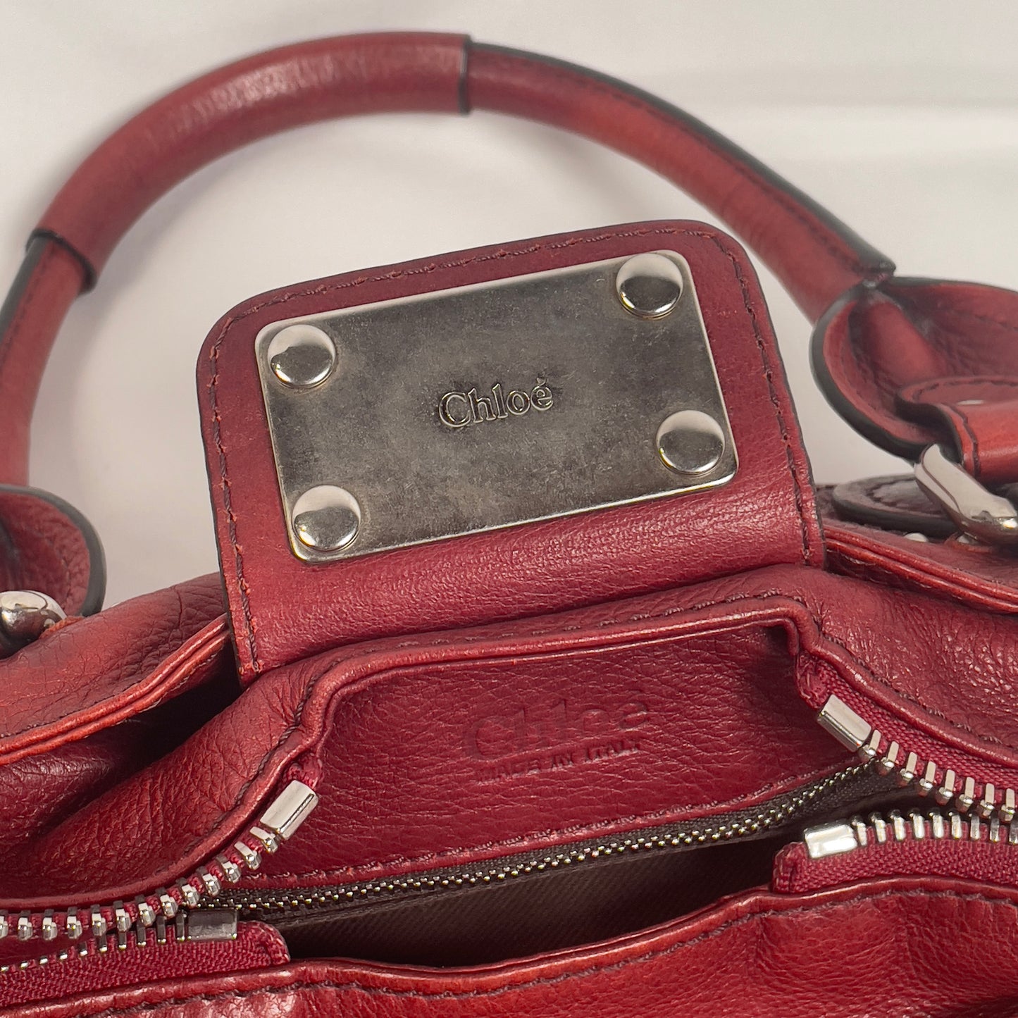 Chloé red paddington