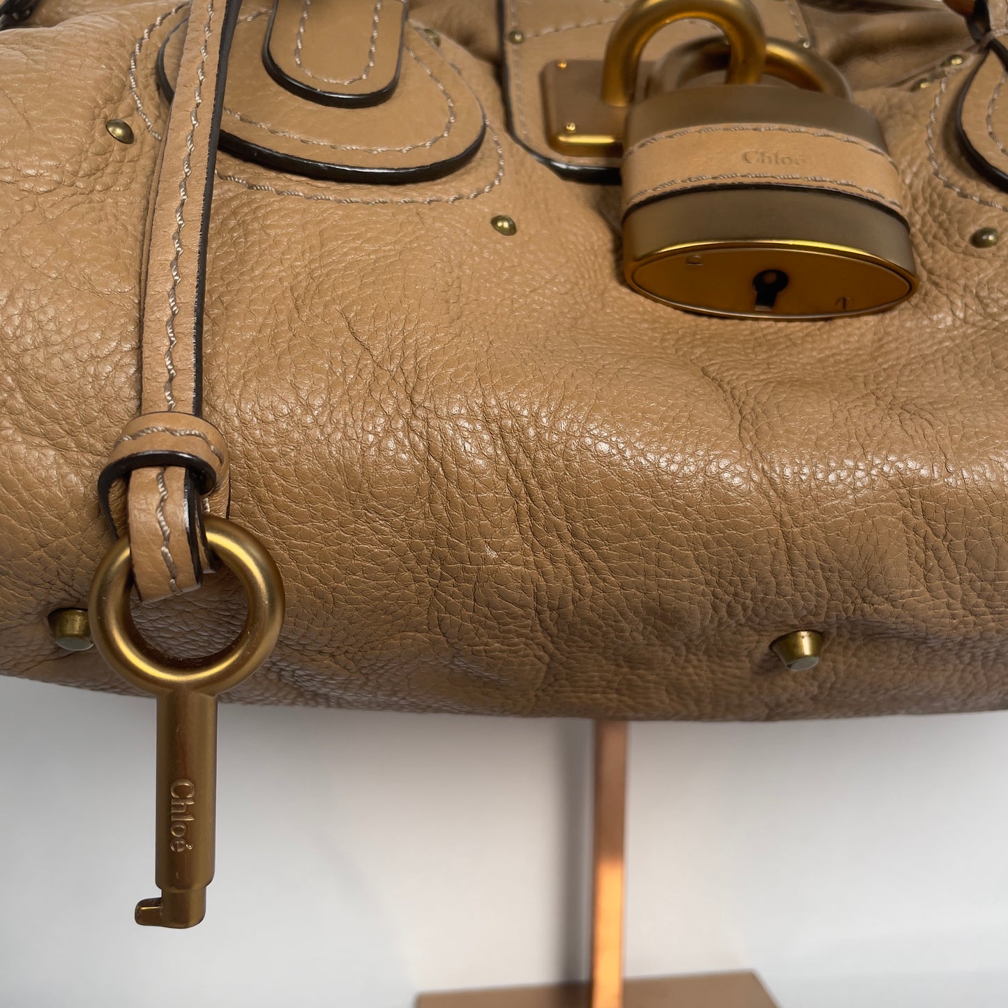 Chloé regular paddington beige