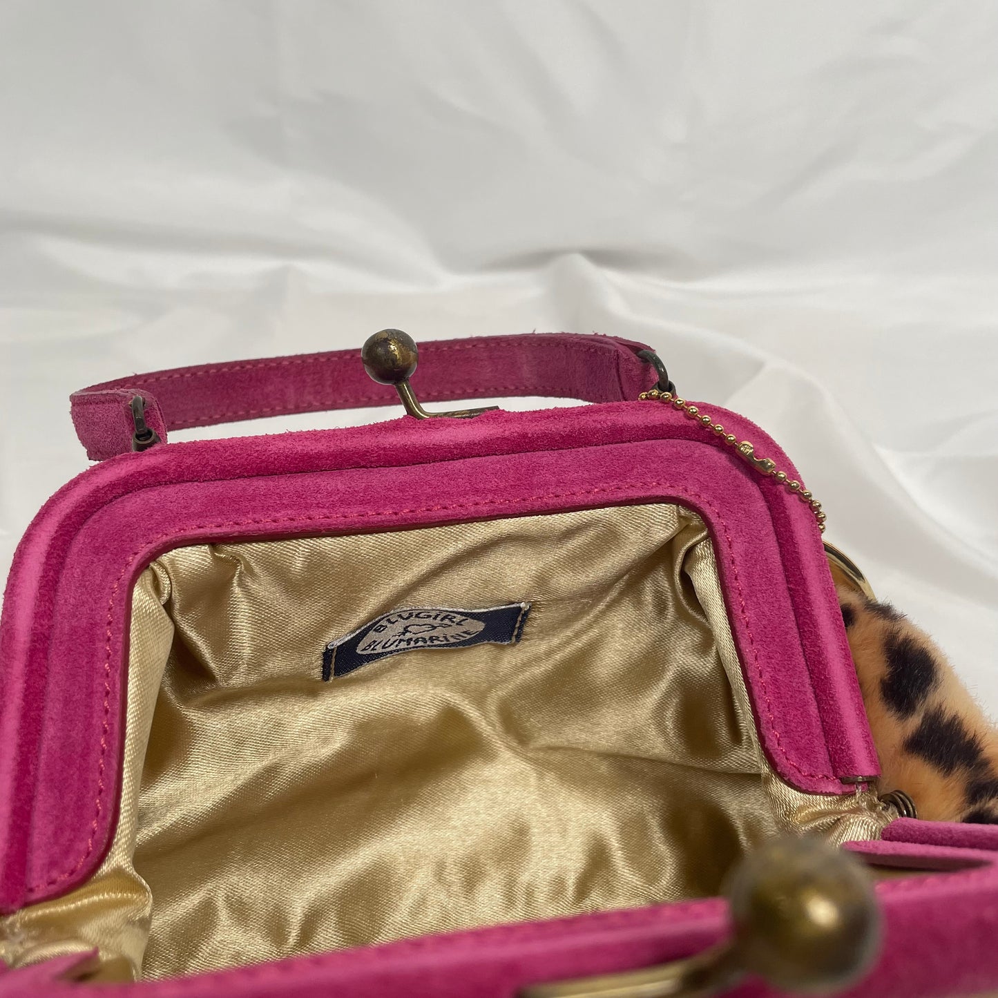 BLUGIRL BLUMARINE faux fur evening bag
