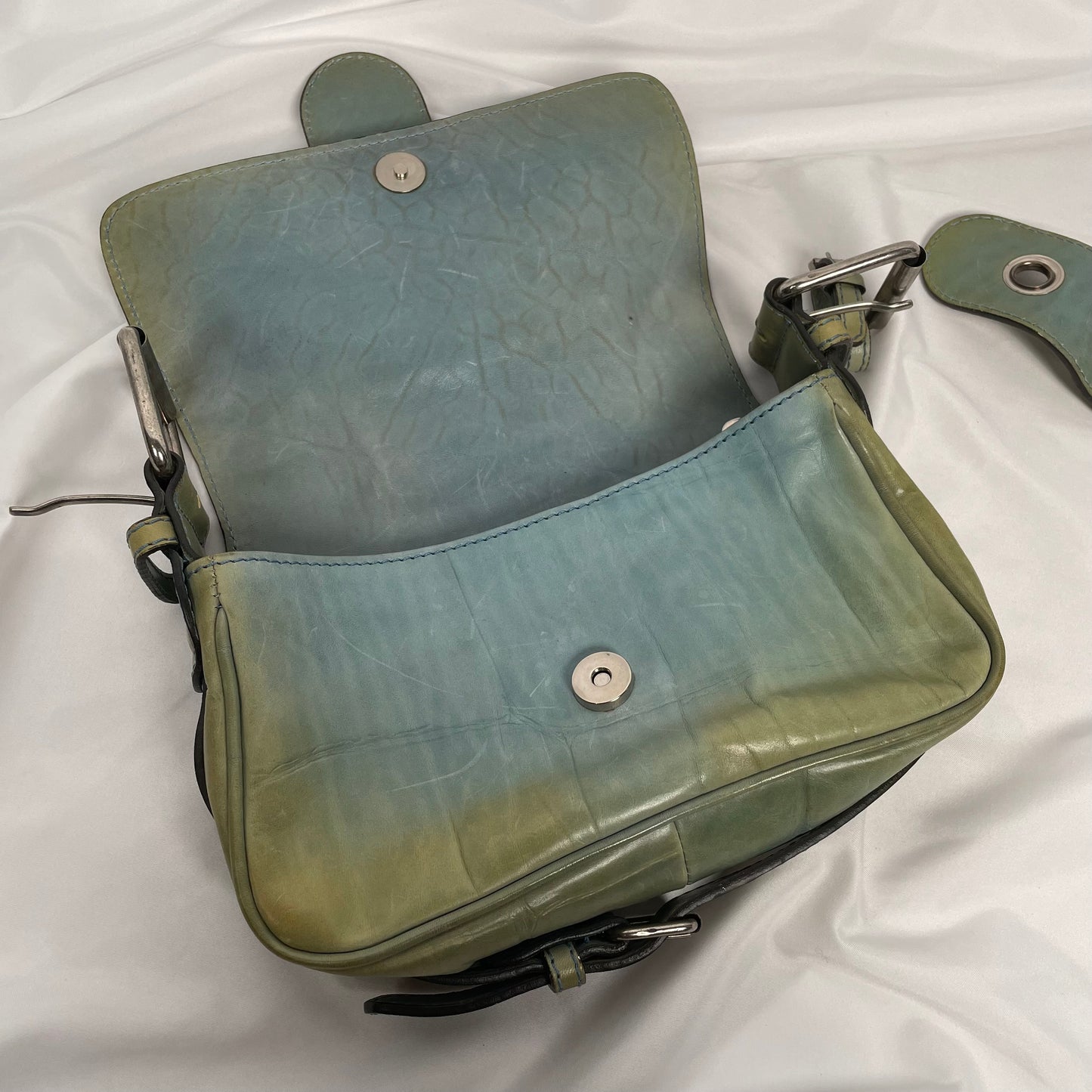 Chloé RARE green chain camera bag
