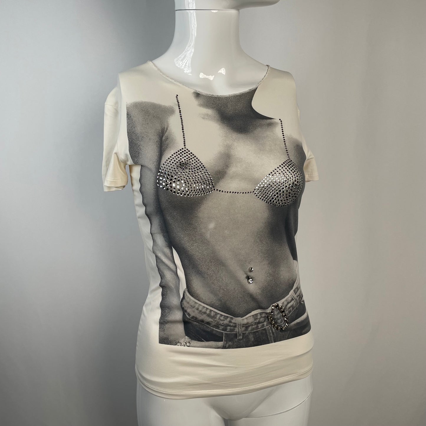 RARE BLUMARINE bikini pierce top (42IT)