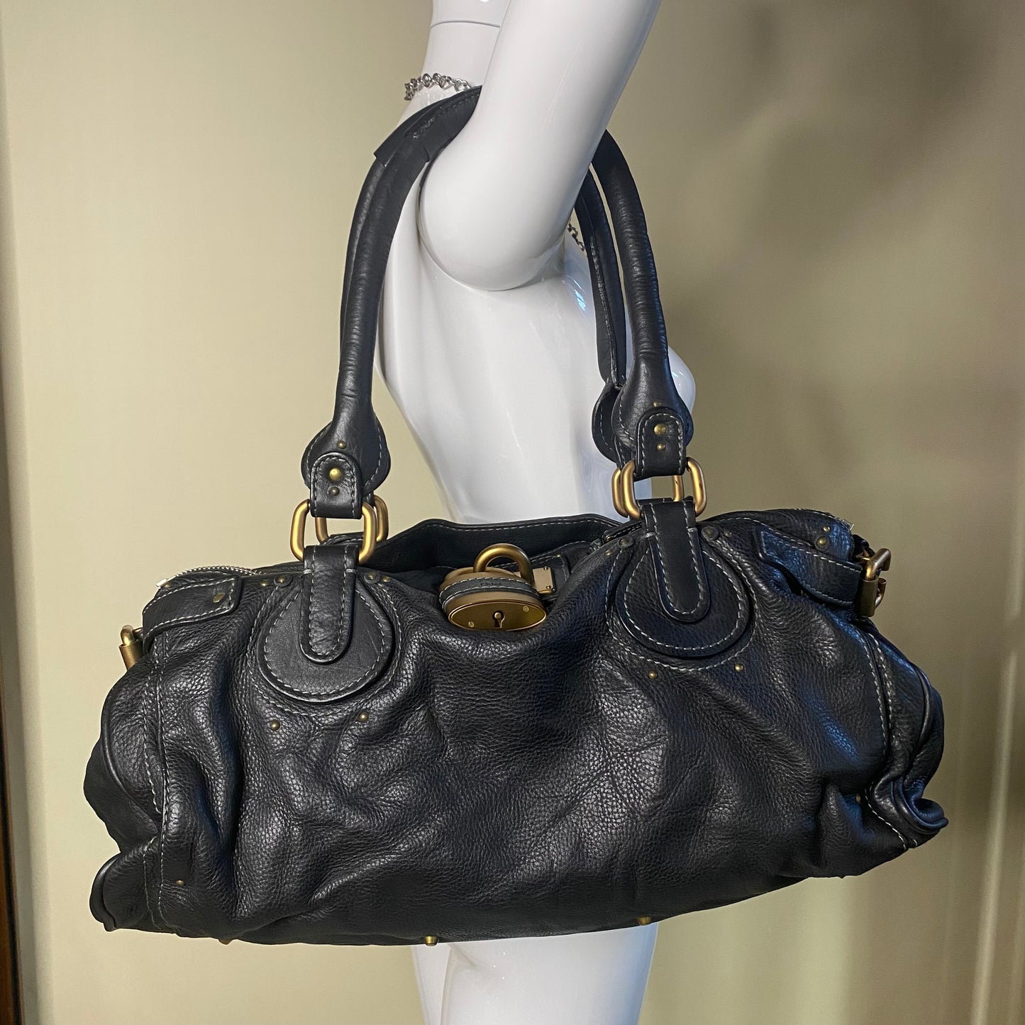 Chloe 2005 black x navy XL paddington