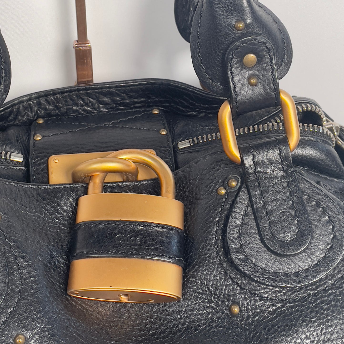 Chloé paddington regular in black