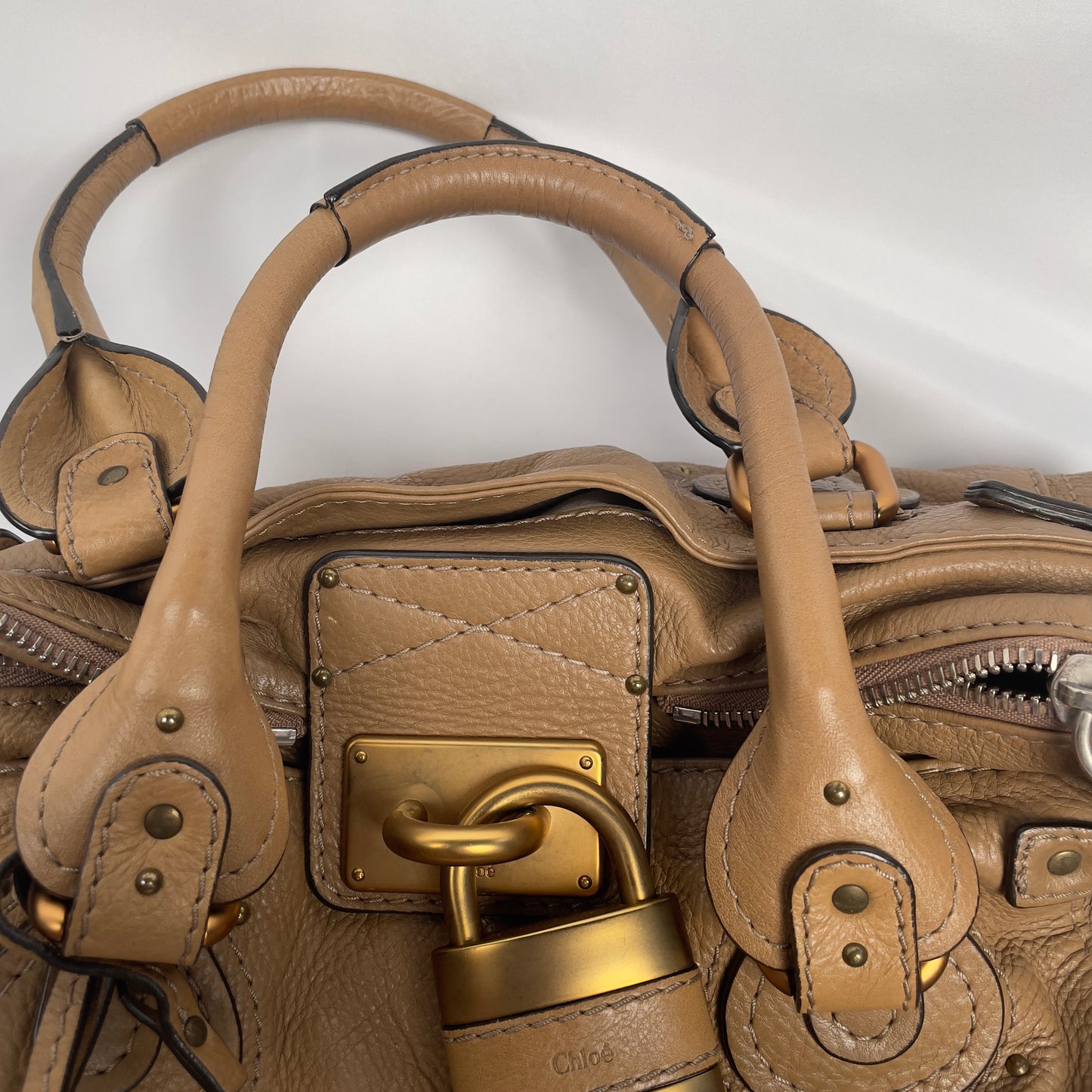 Chloé regular paddington beige