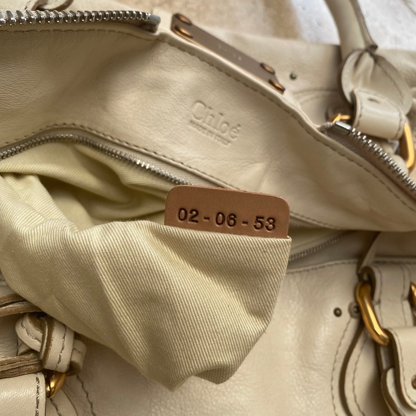 Chloe 2006 white XL paddington
