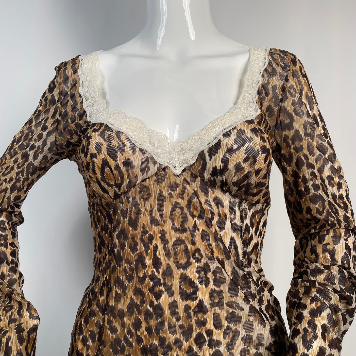 D&G leopard mesh long-sleeve (S)