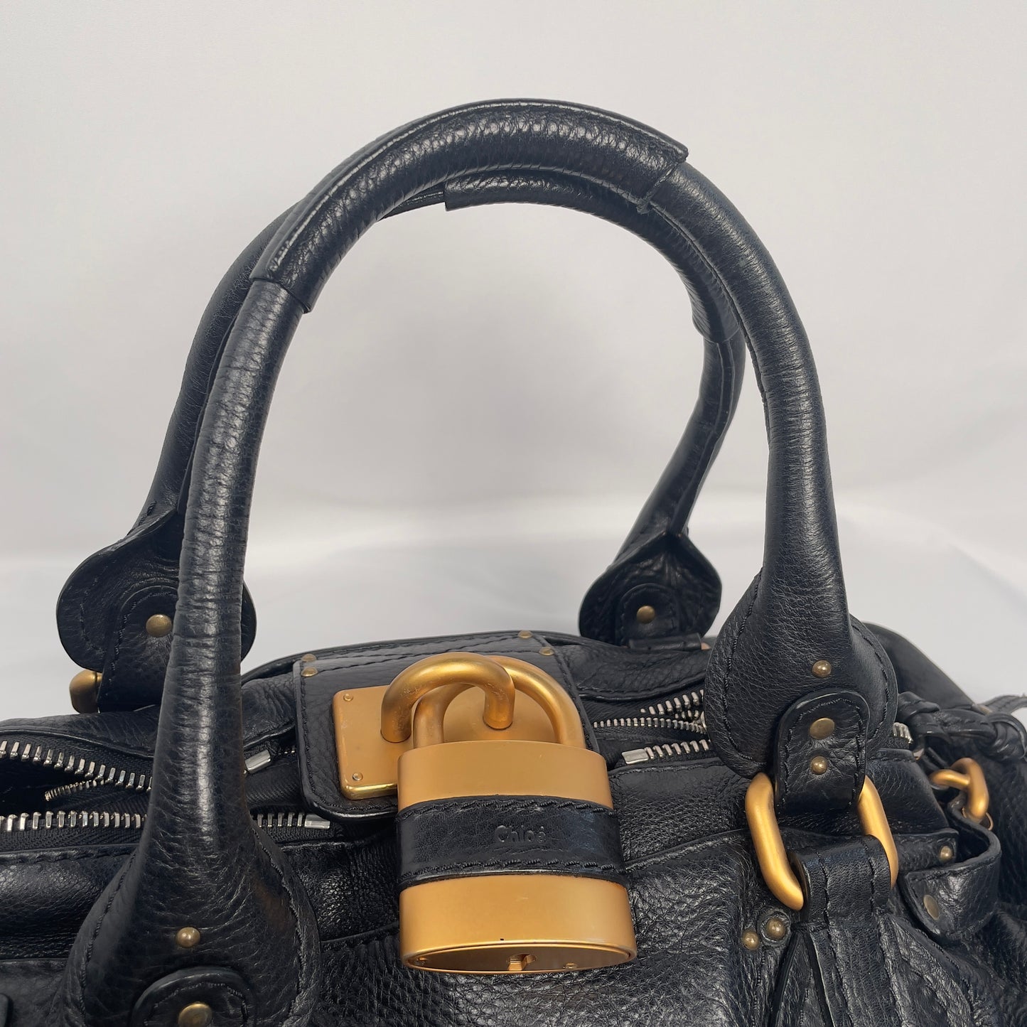Chloé paddington regular in black