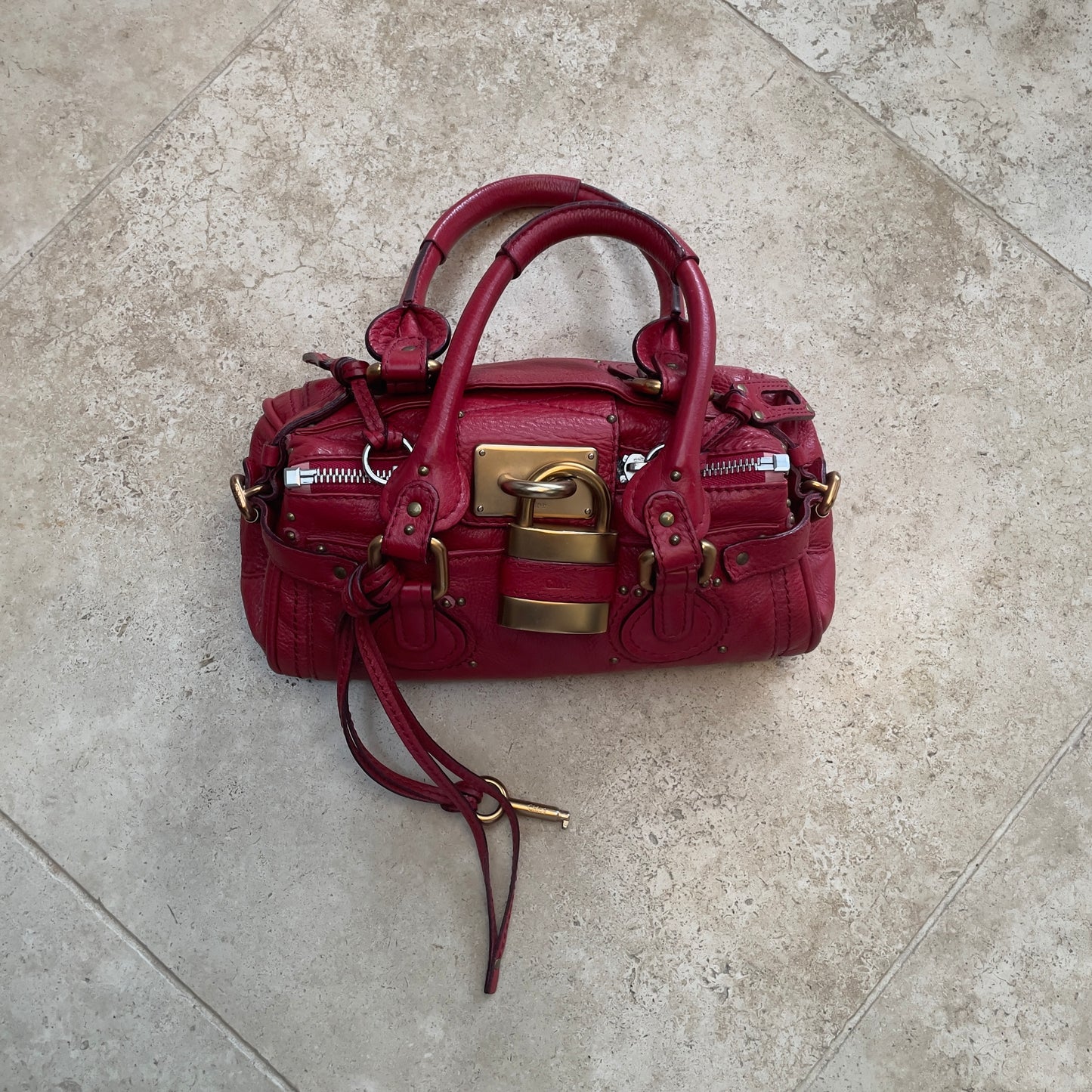 Chloé mini Paddington in red from 2006