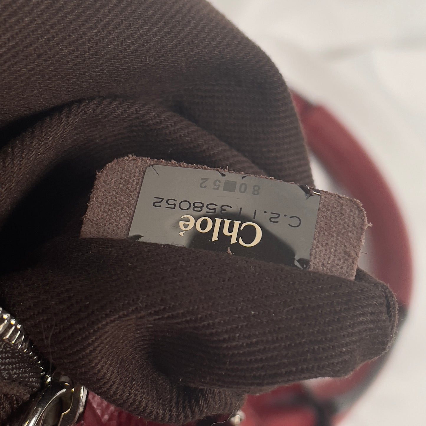 Chloé red paddington