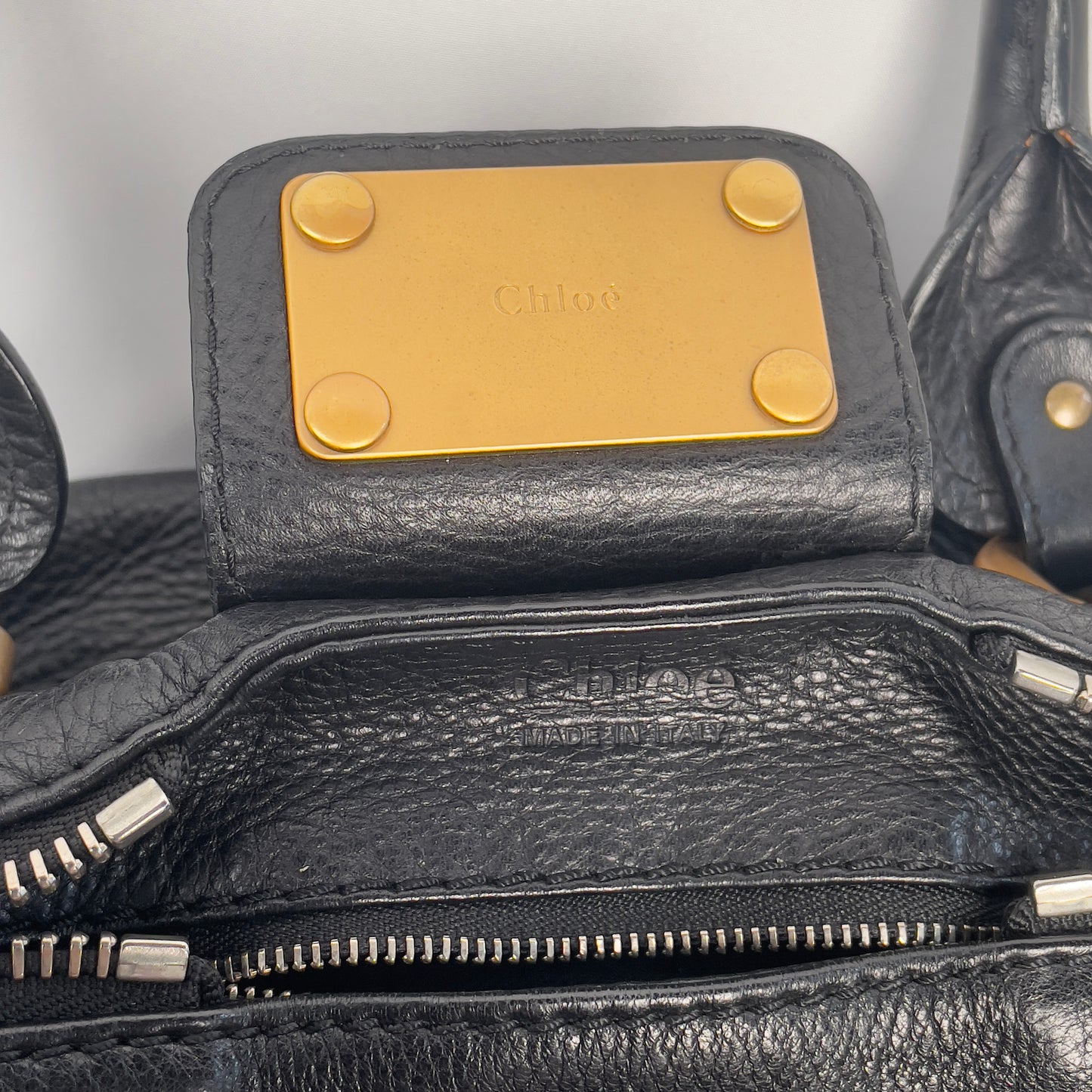 Chloé paddington regular in black