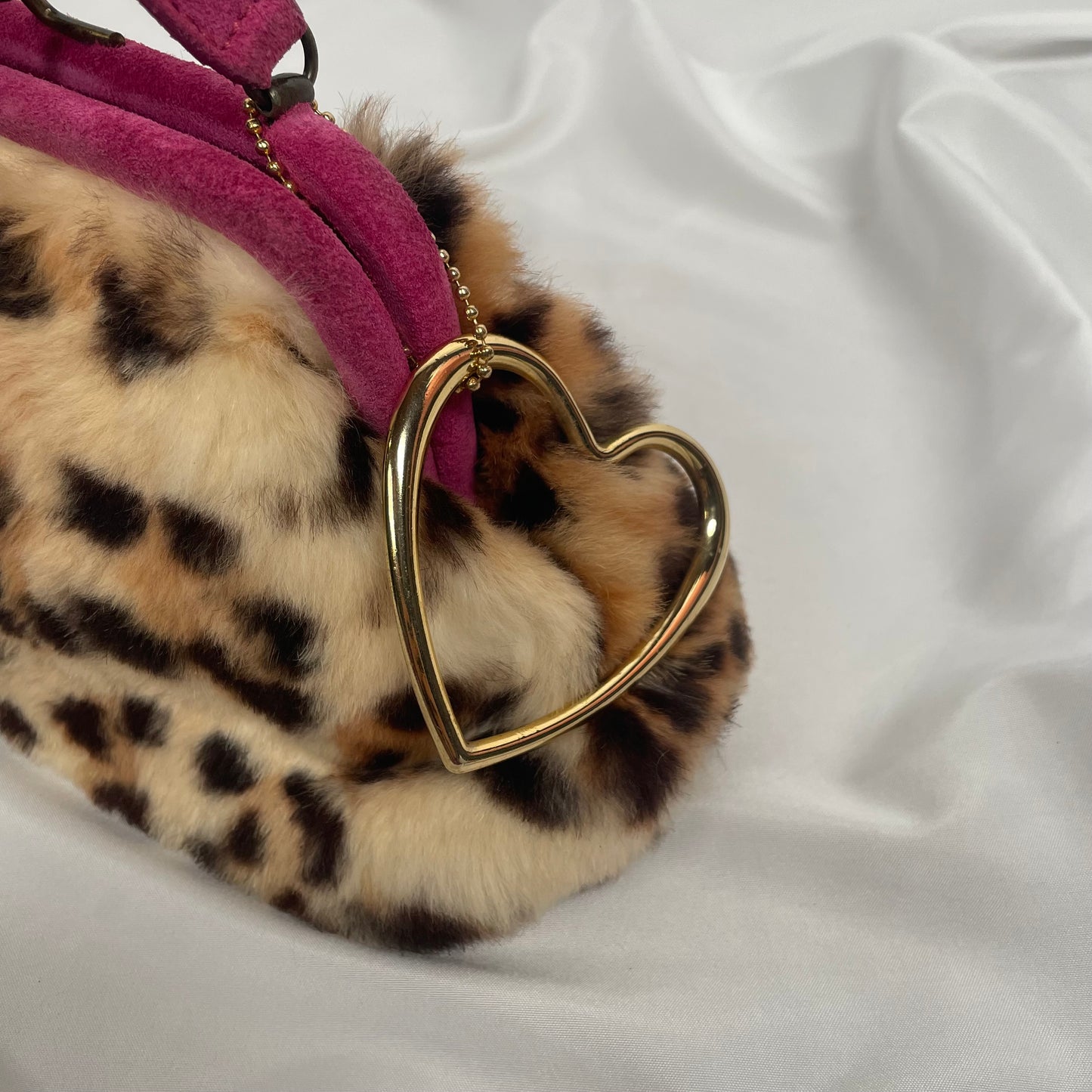 BLUGIRL BLUMARINE faux fur evening bag
