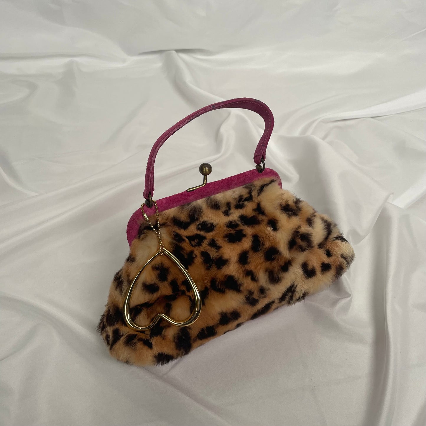 BLUGIRL BLUMARINE faux fur evening bag