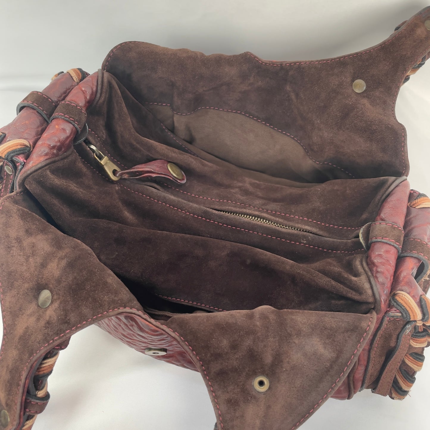 Chloé Maroon Silverado bag