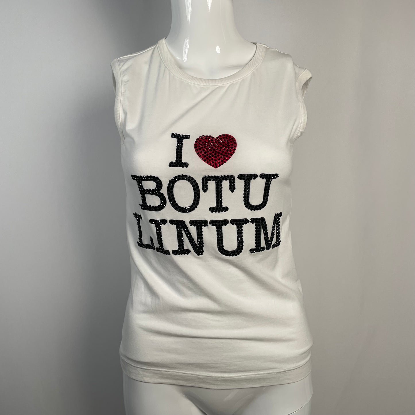 D&G "I love botulinum" shirt