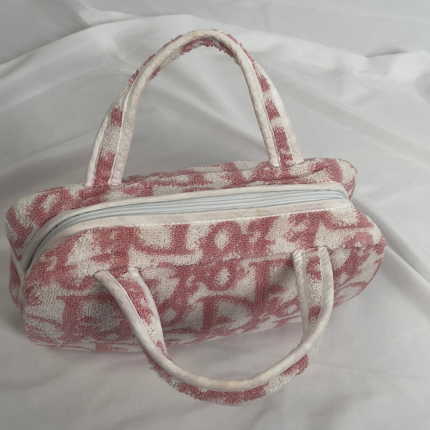 Dior pink trotter terry towel bag