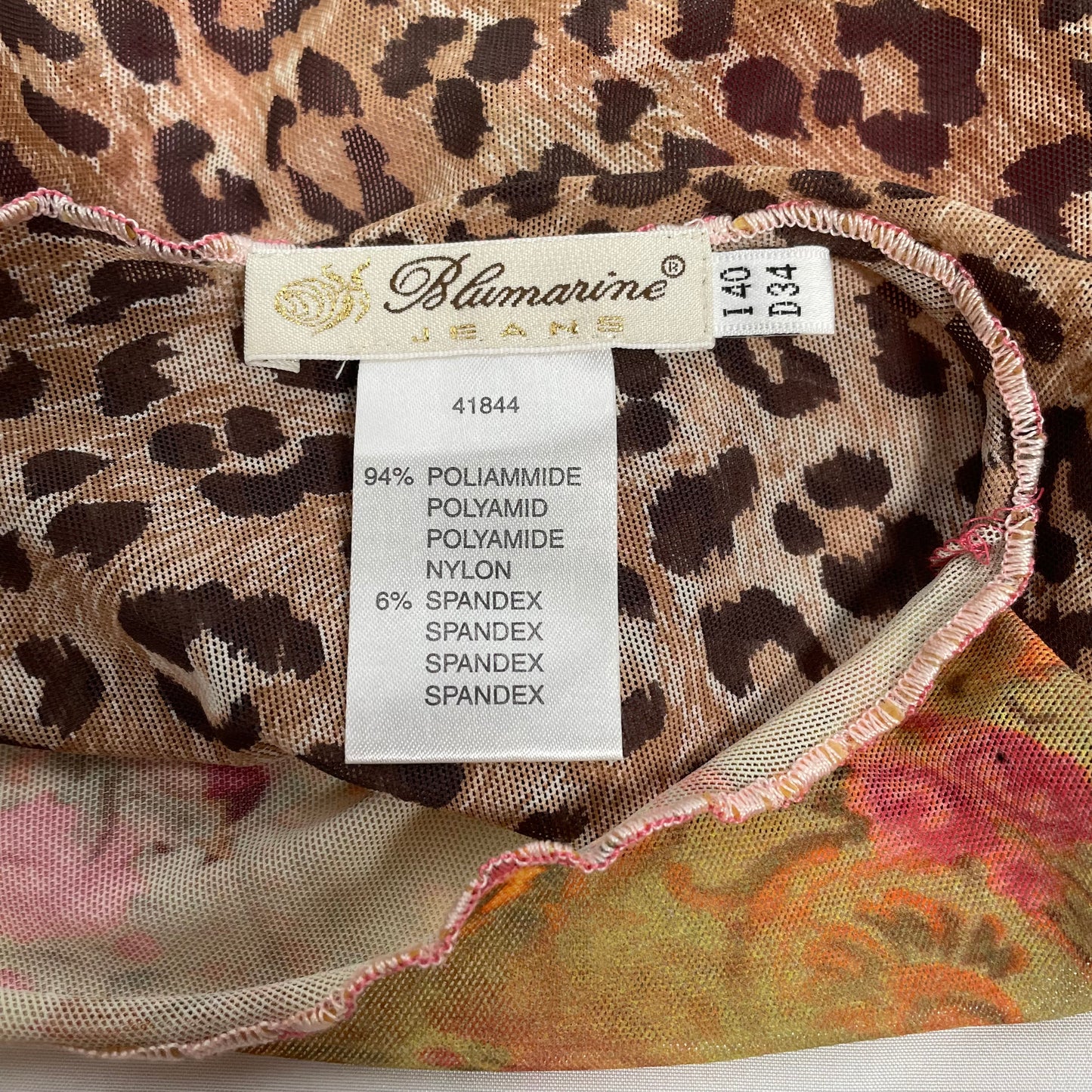 Blumarine Y2K floral mesh SM