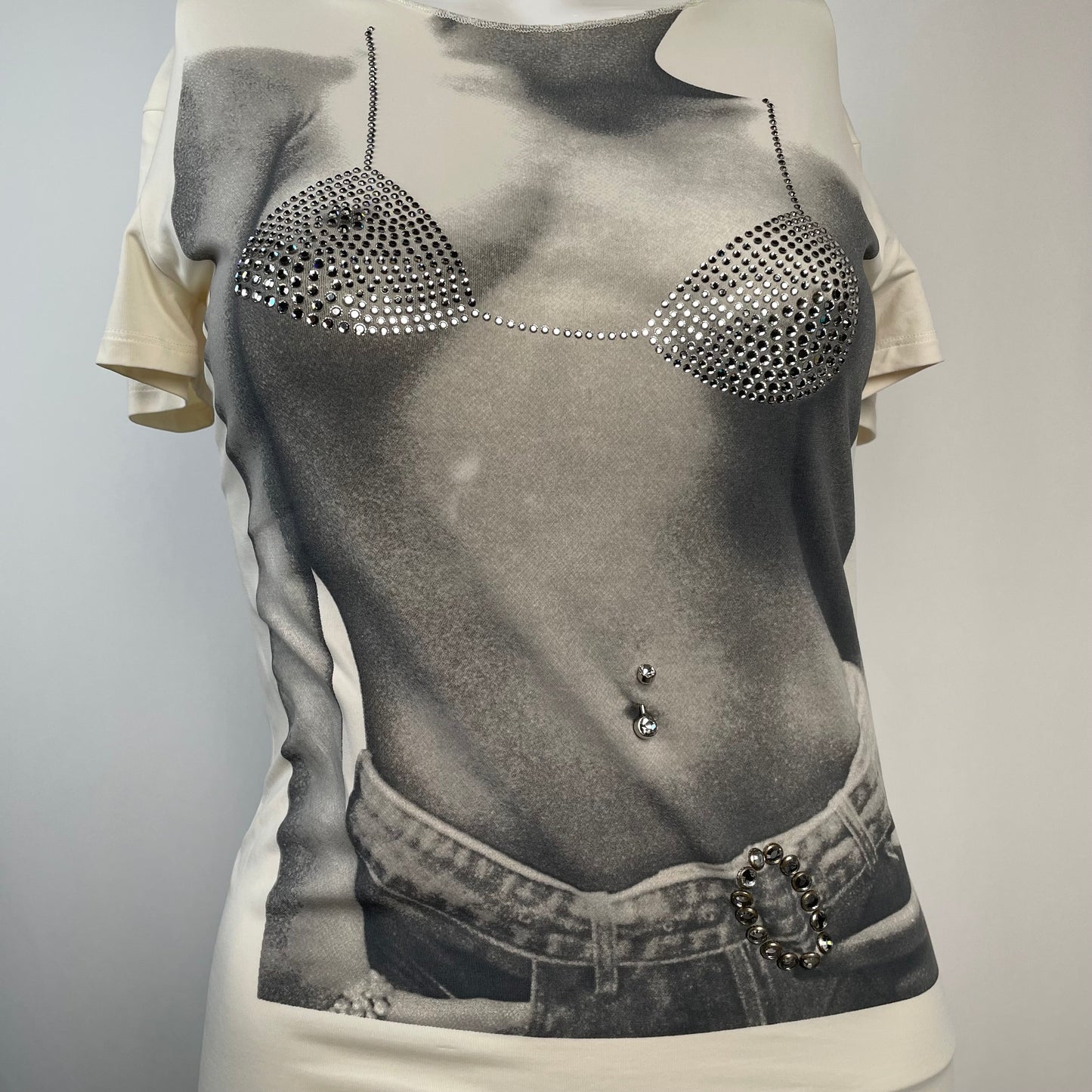 RARE BLUMARINE bikini pierce top (42IT)