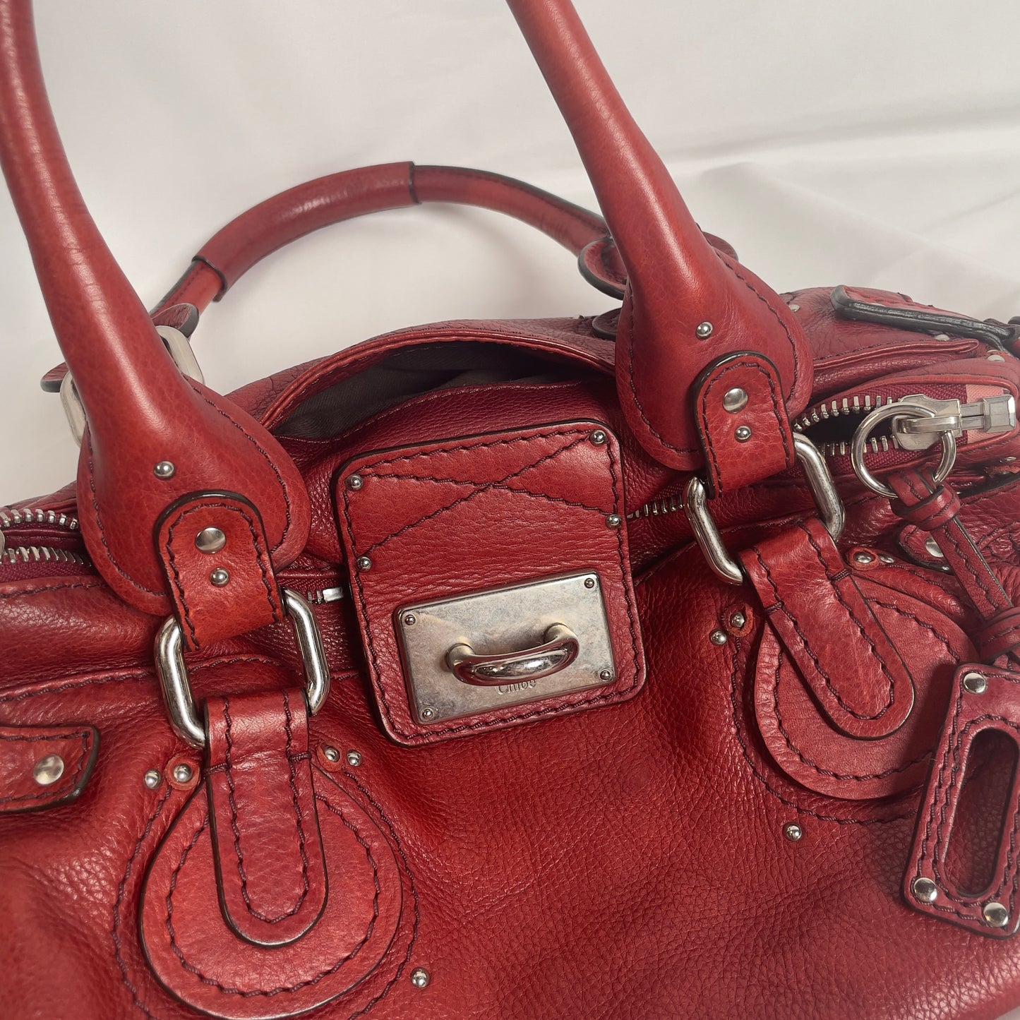 Chloé red paddington