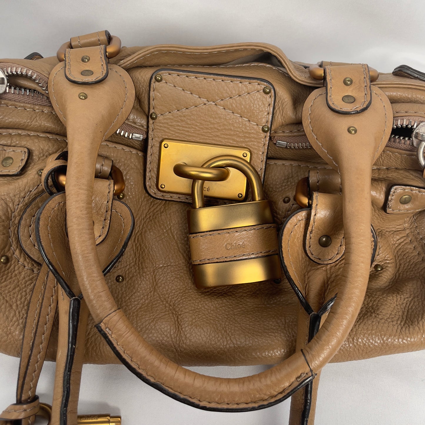 Chloé regular paddington beige