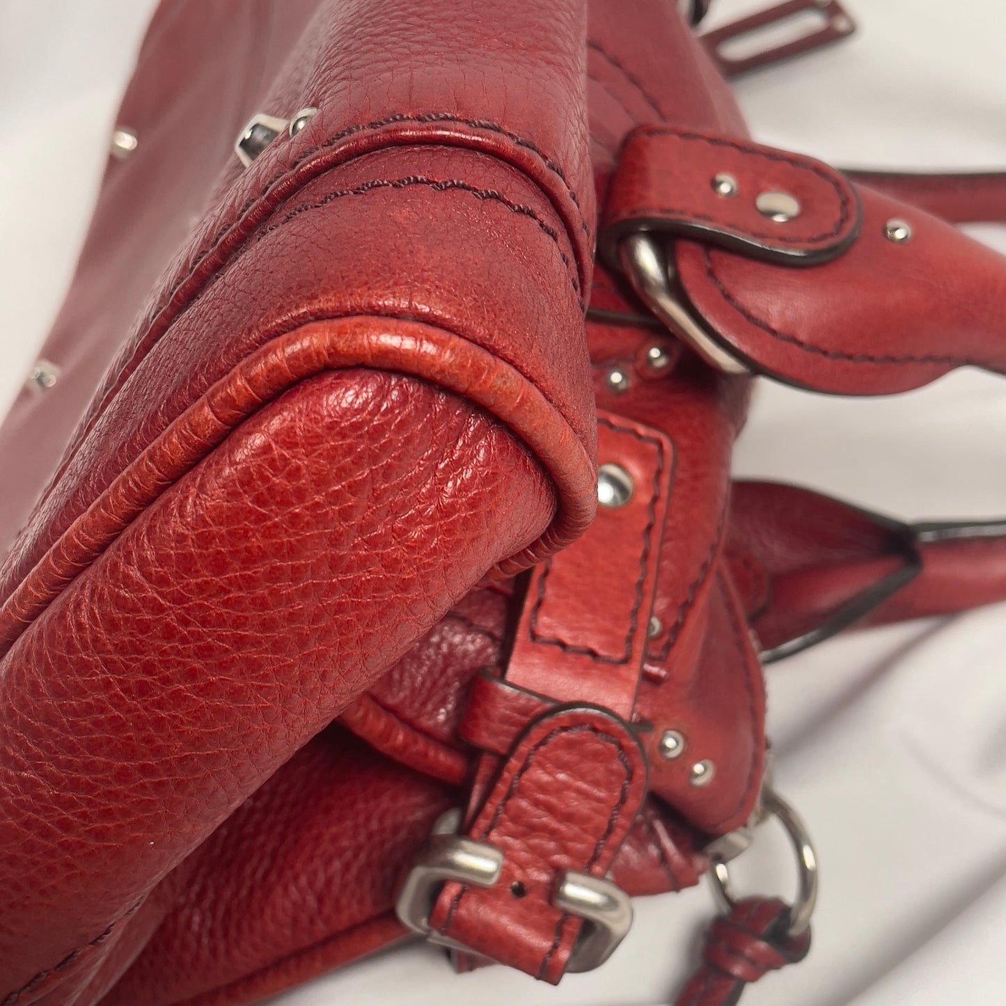 Chloé red paddington