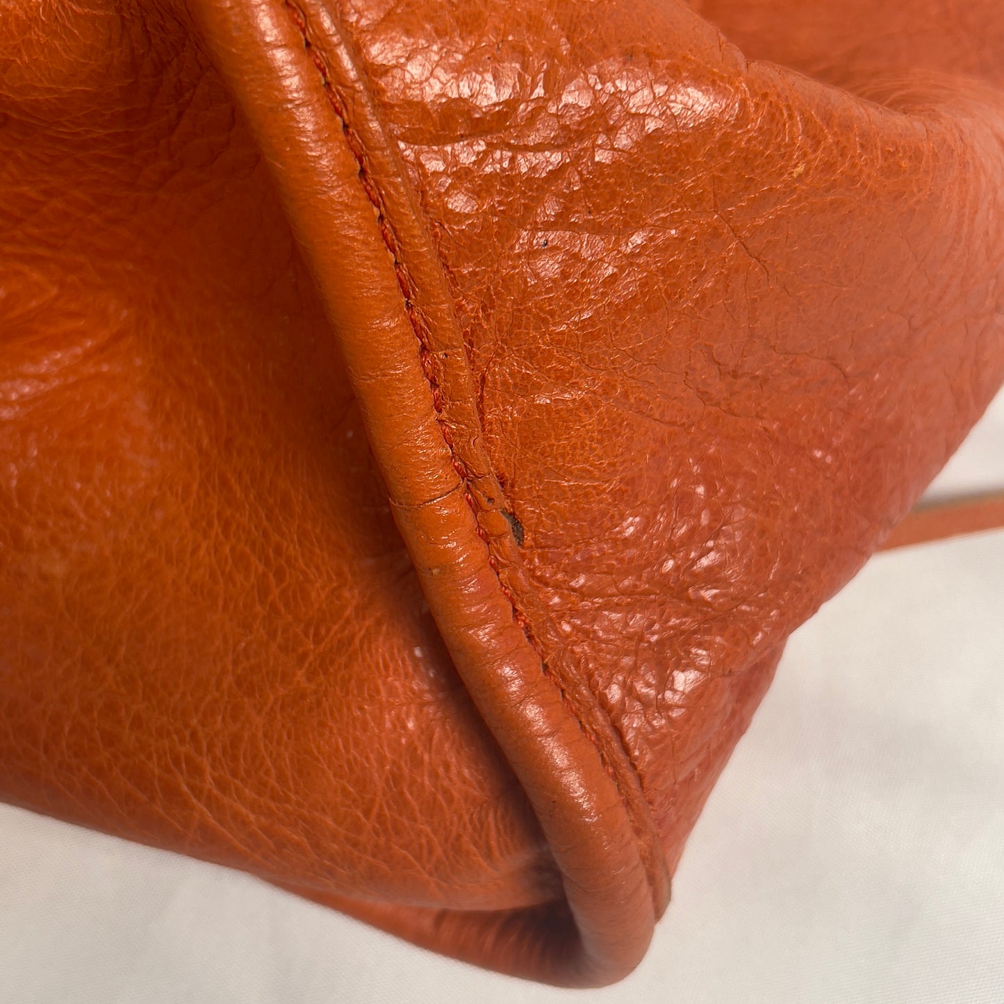 2010 Balenciaga city bag orange