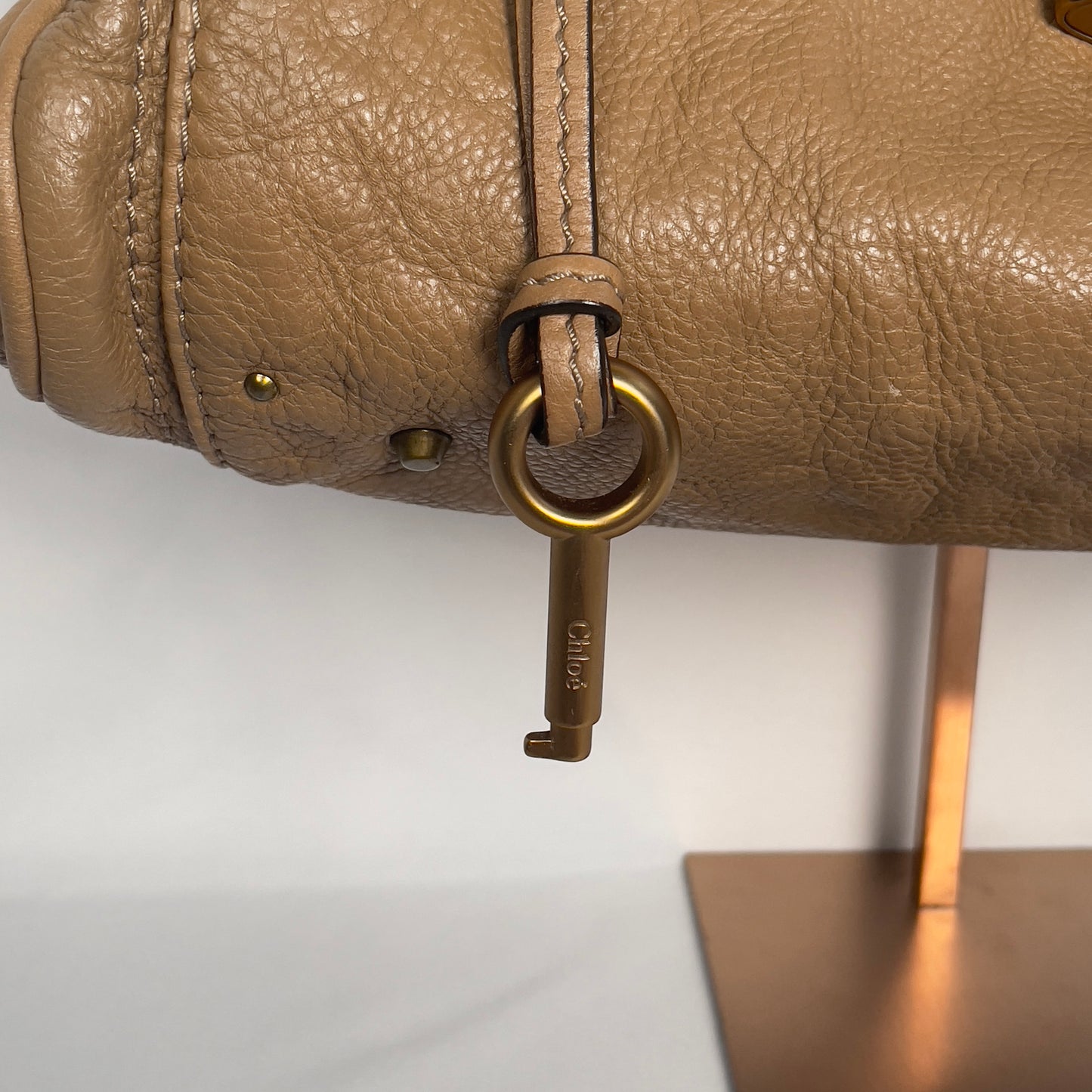 Chloé regular paddington beige