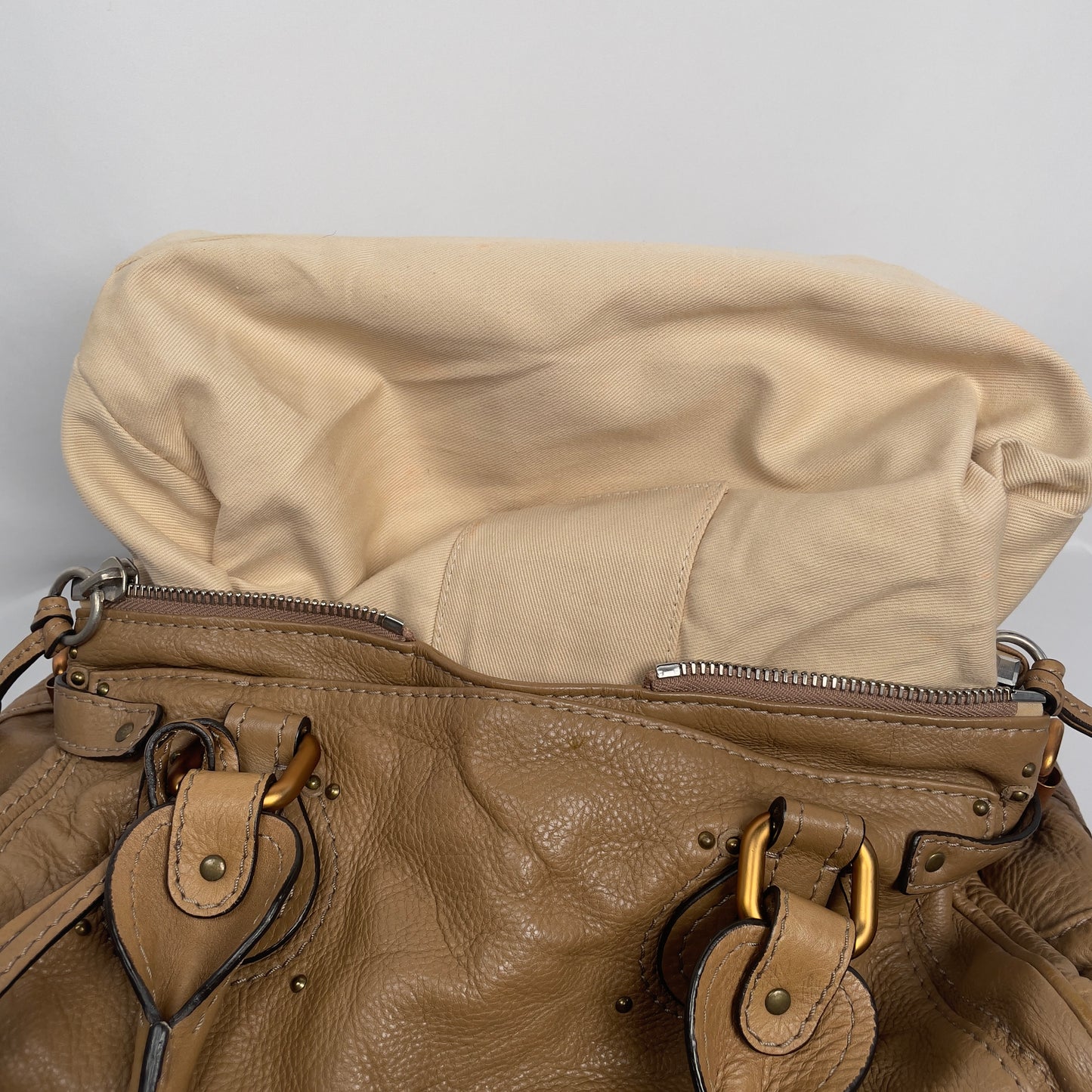 Chloé regular paddington beige